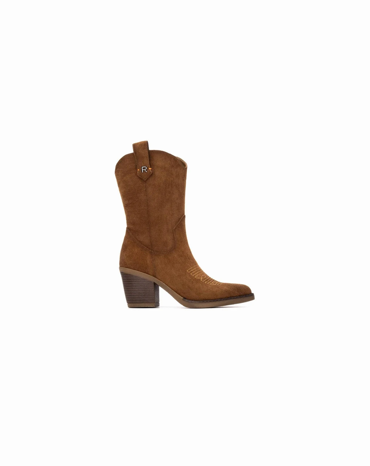 Women's Italian Western Suede Booties Refresh Collection By XTI