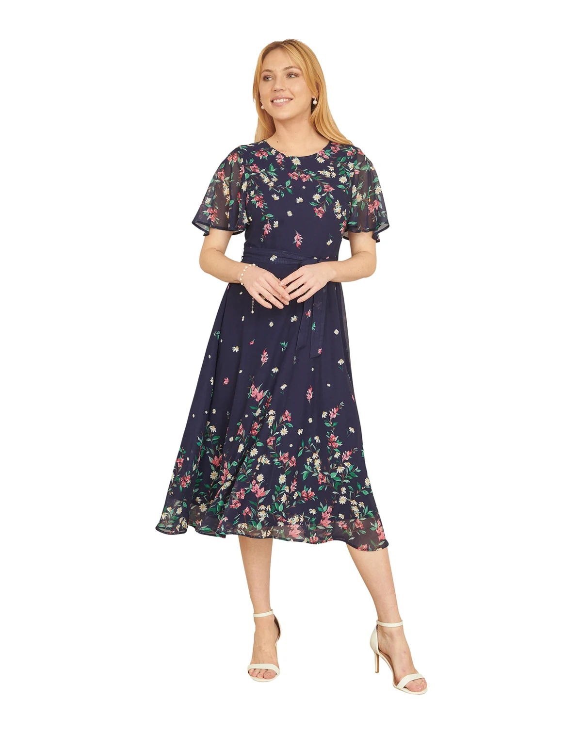 Women's Daisy Mirror Placement Skater Dress