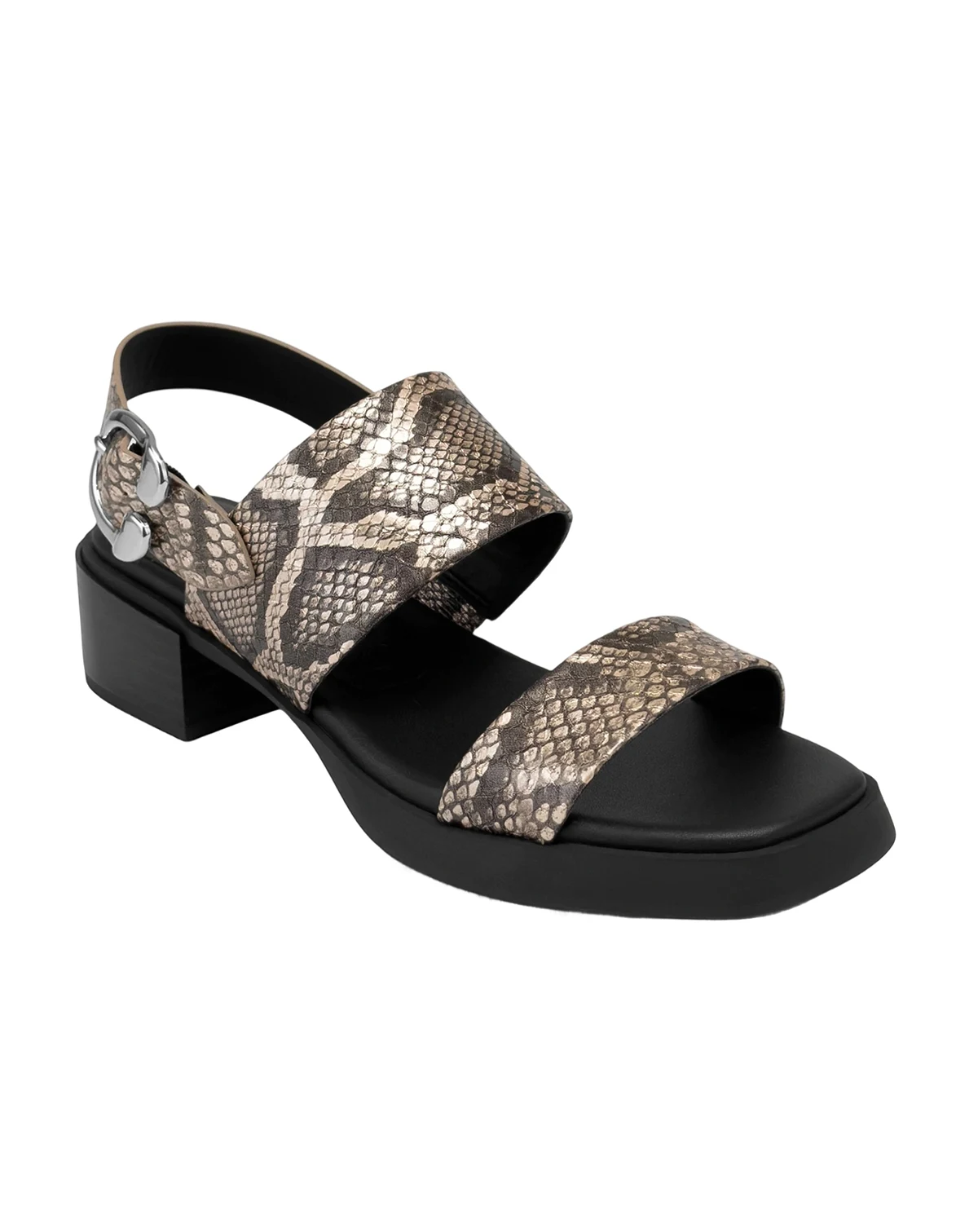 Women's Dove Low Heeled Square Toe Dress Sandals