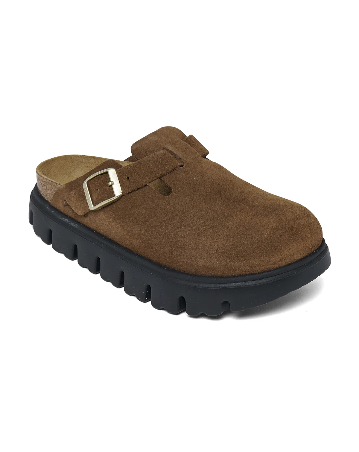 Women's Boston Chunky Suede Leather Platform Clog from Finish Line