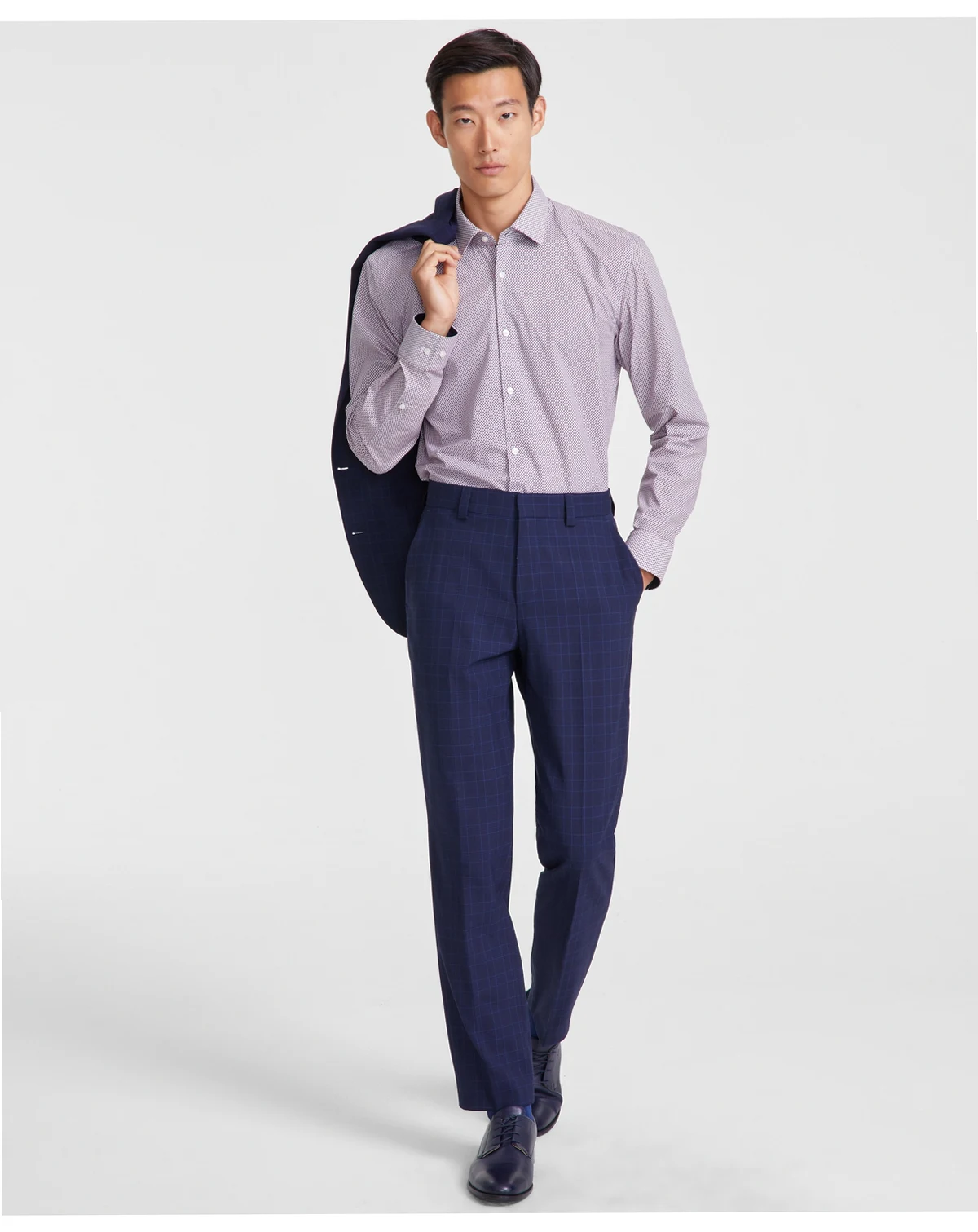 Men's Modern-Fit Wool Suit Pants - CLOSE OUT!