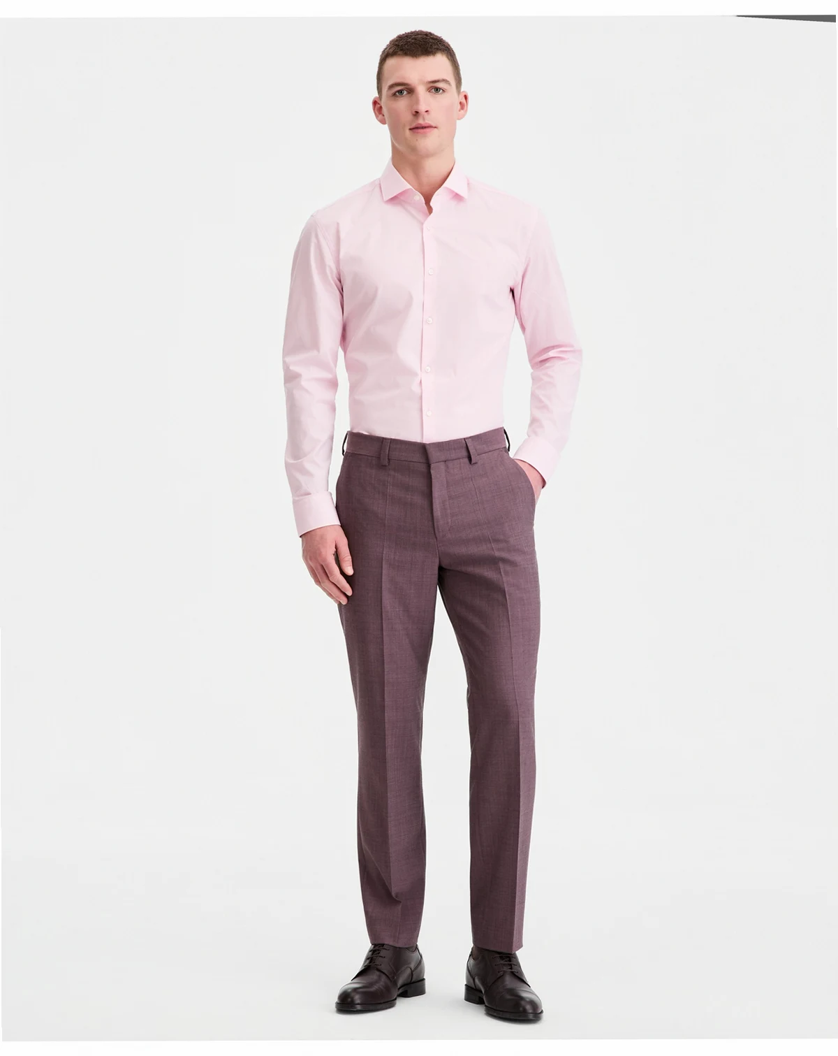 Men's Modern-Fit Suit Separate Trousers