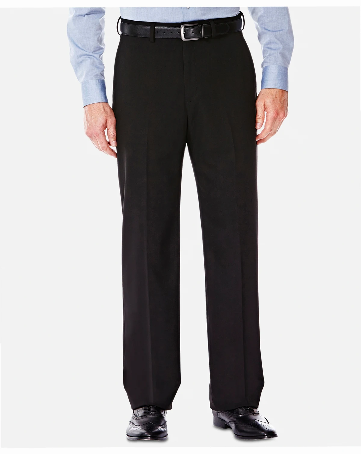 JMH Men Premium Stretch Classic Fit Flat Front Suit Pant
