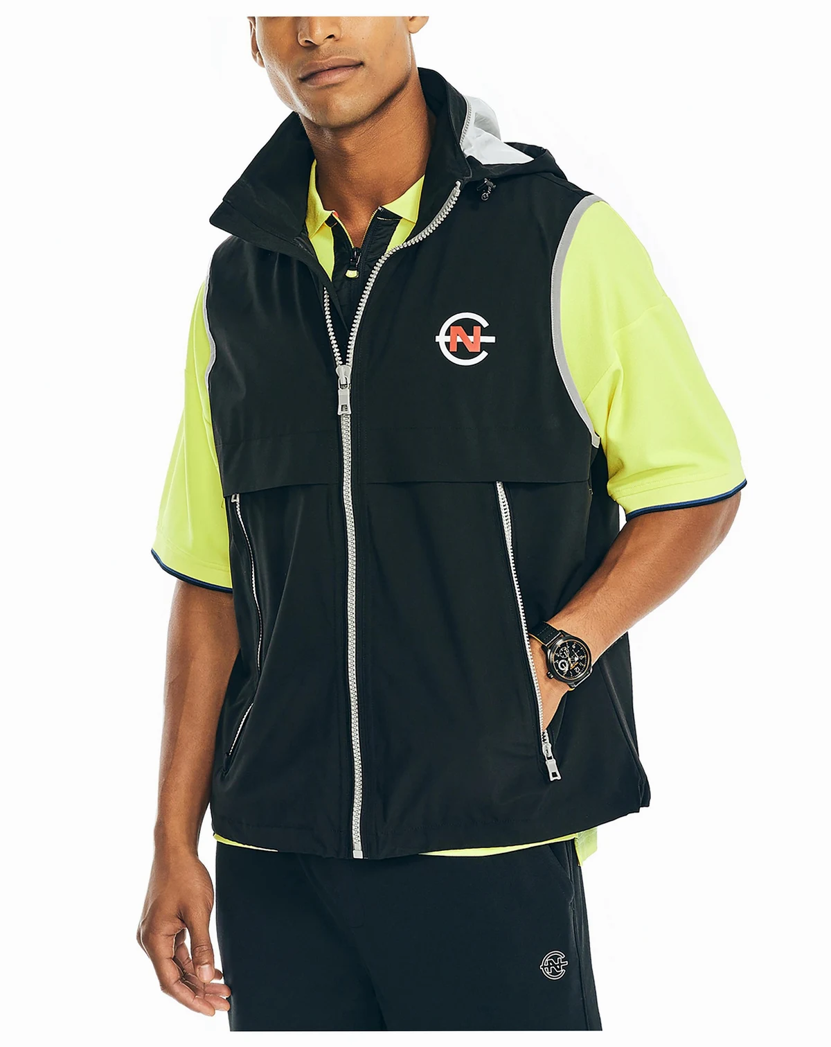 Men's Competition Zip-Front Lightweight Water-Resistant Vest