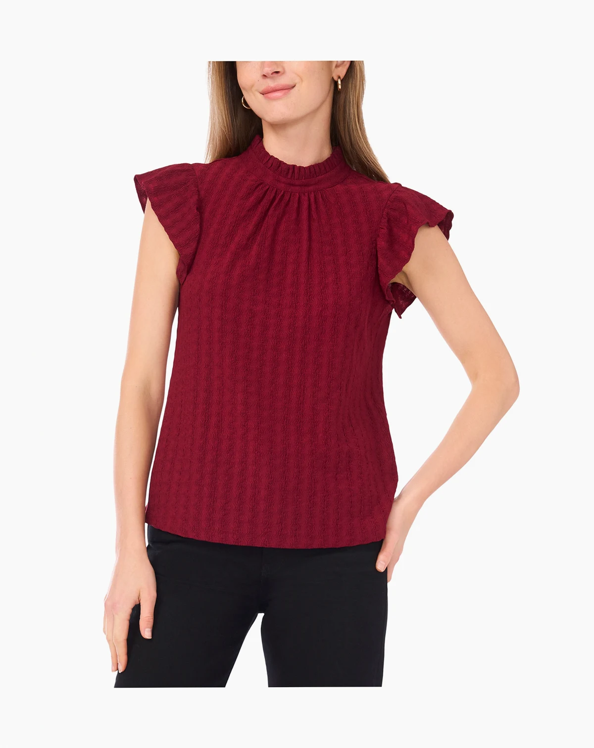 Women's Ruffle Short Sleeve Top