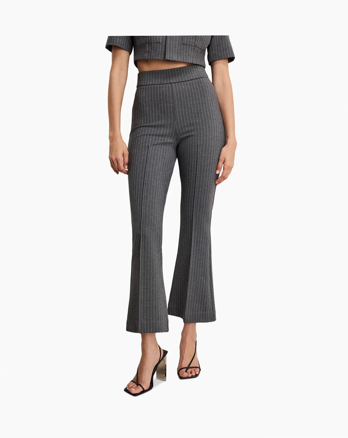 Women's Soft Stretch Ponte Kick Flare Pants, Regular & Plus Size