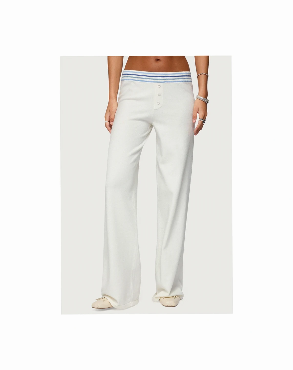 Women's Miya Stripey Knit Pants