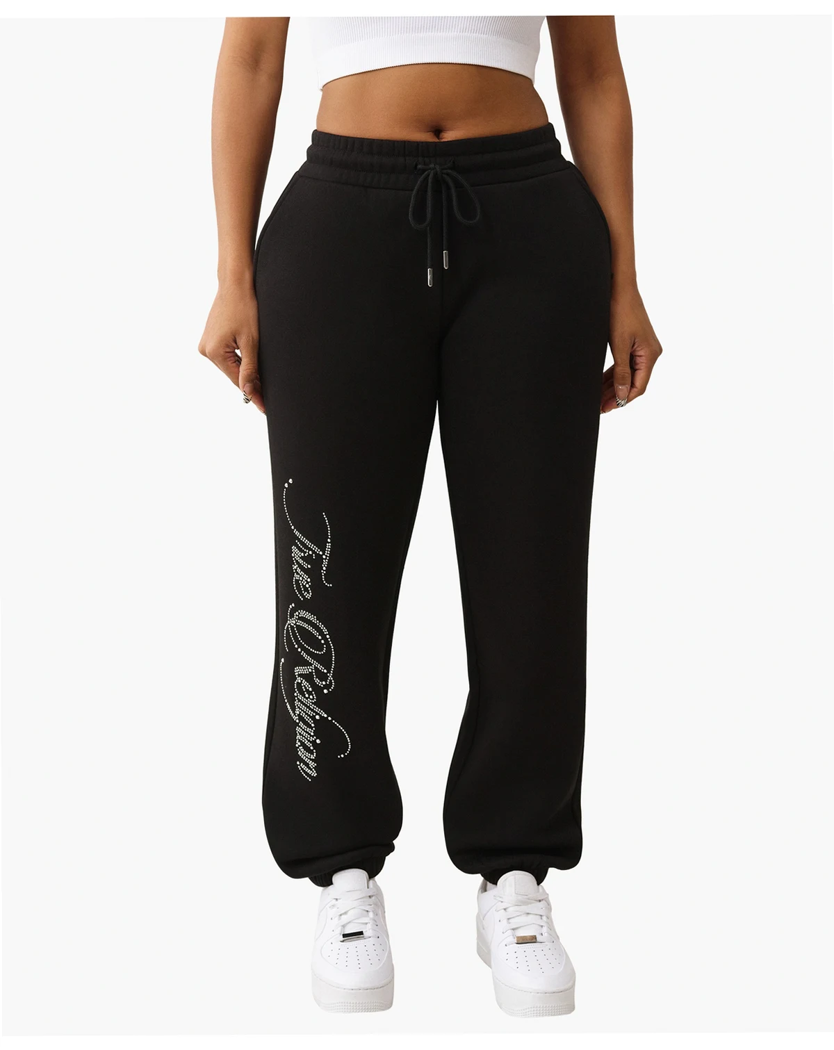 Women's Crystal Boyfriend Jogger Pants