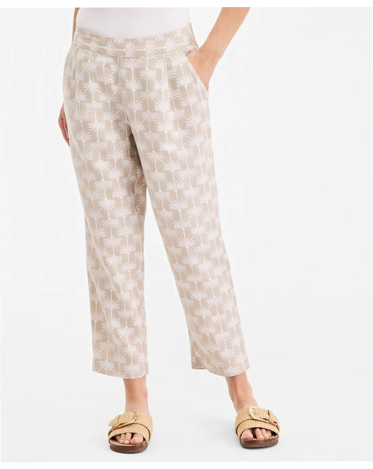 Petite Tapered Pull-On Pants, Macy's Exclusive