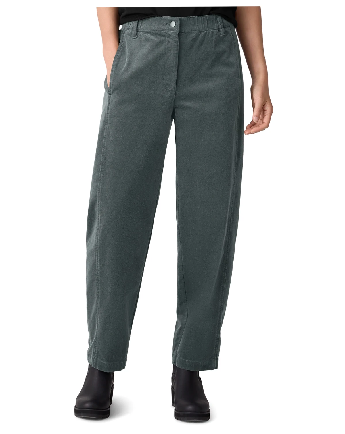 Women's Mid-Rise Ankle Lantern Pants