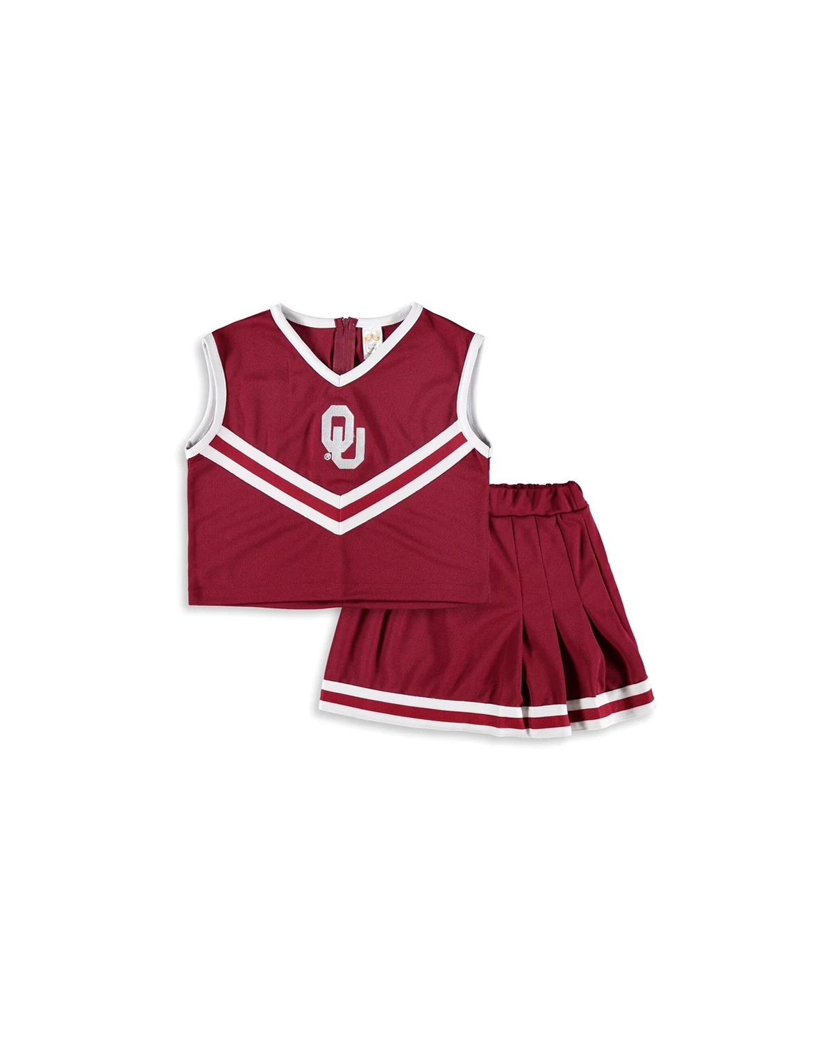 Girls Toddler Crimson Oklahoma Sooners Two-Piece Cheer Set