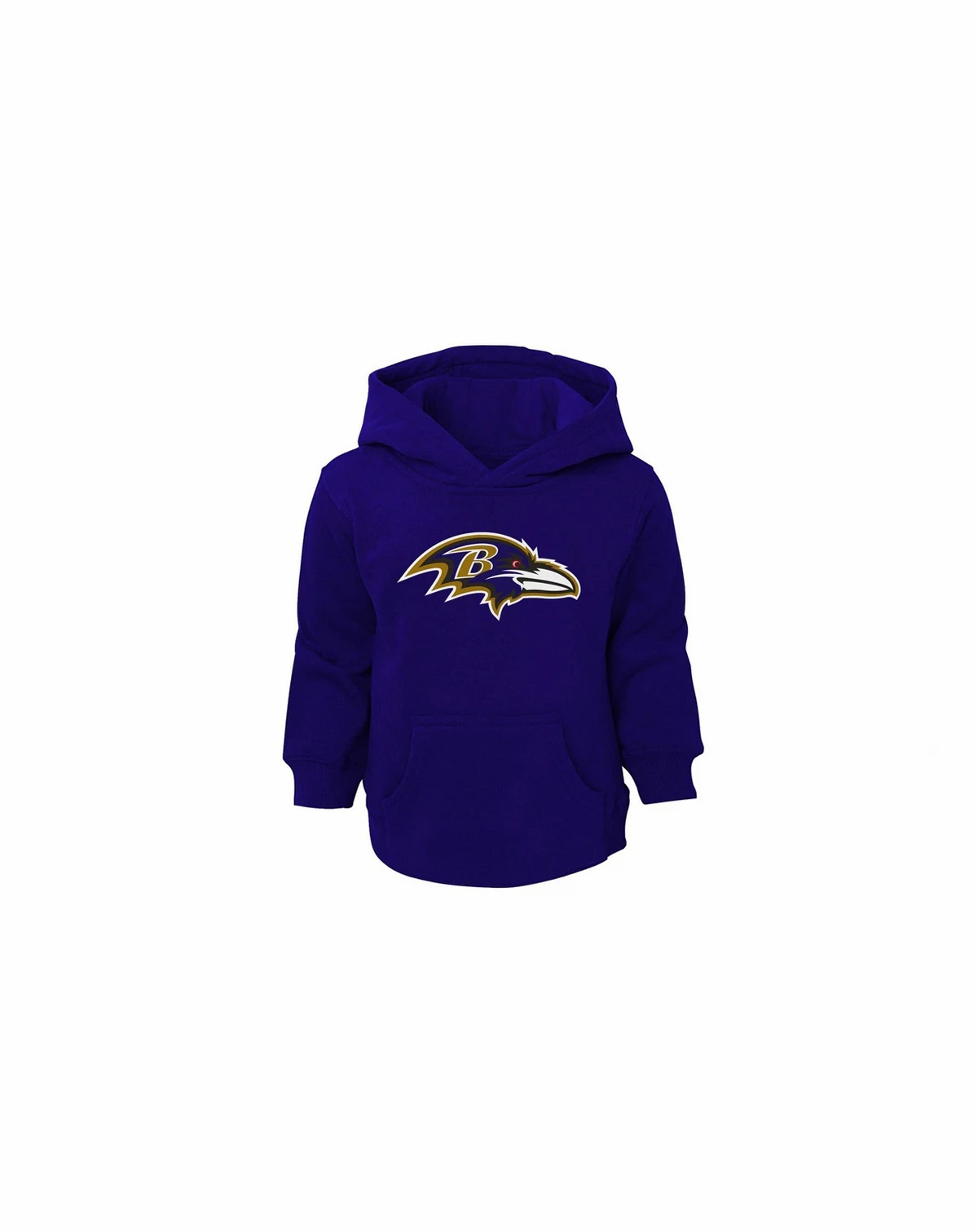 Toddler Boys and Girls Purple Baltimore Ravens Logo Pullover Hoodie