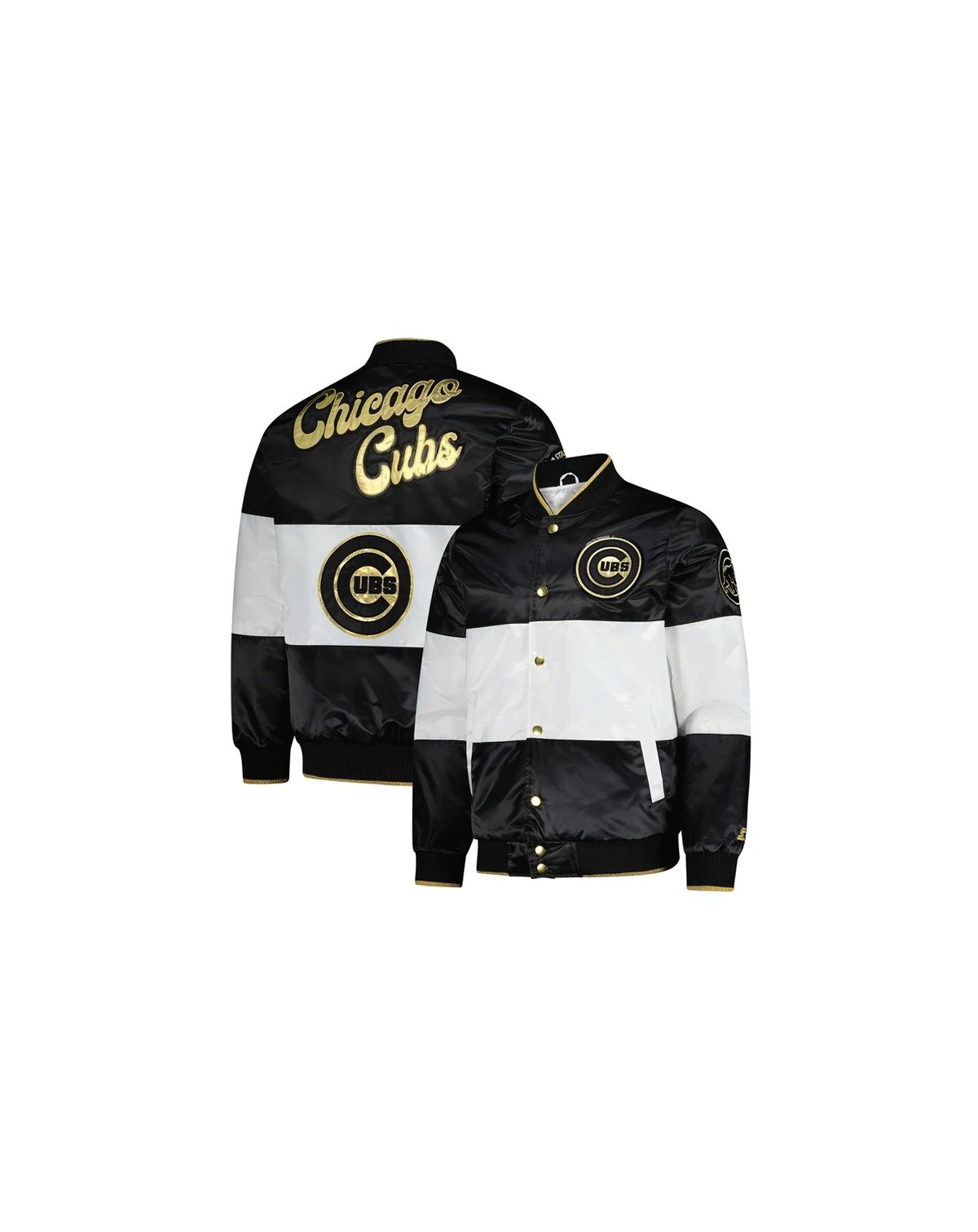 Men's White Chicago Cubs Full-Snap Jacket