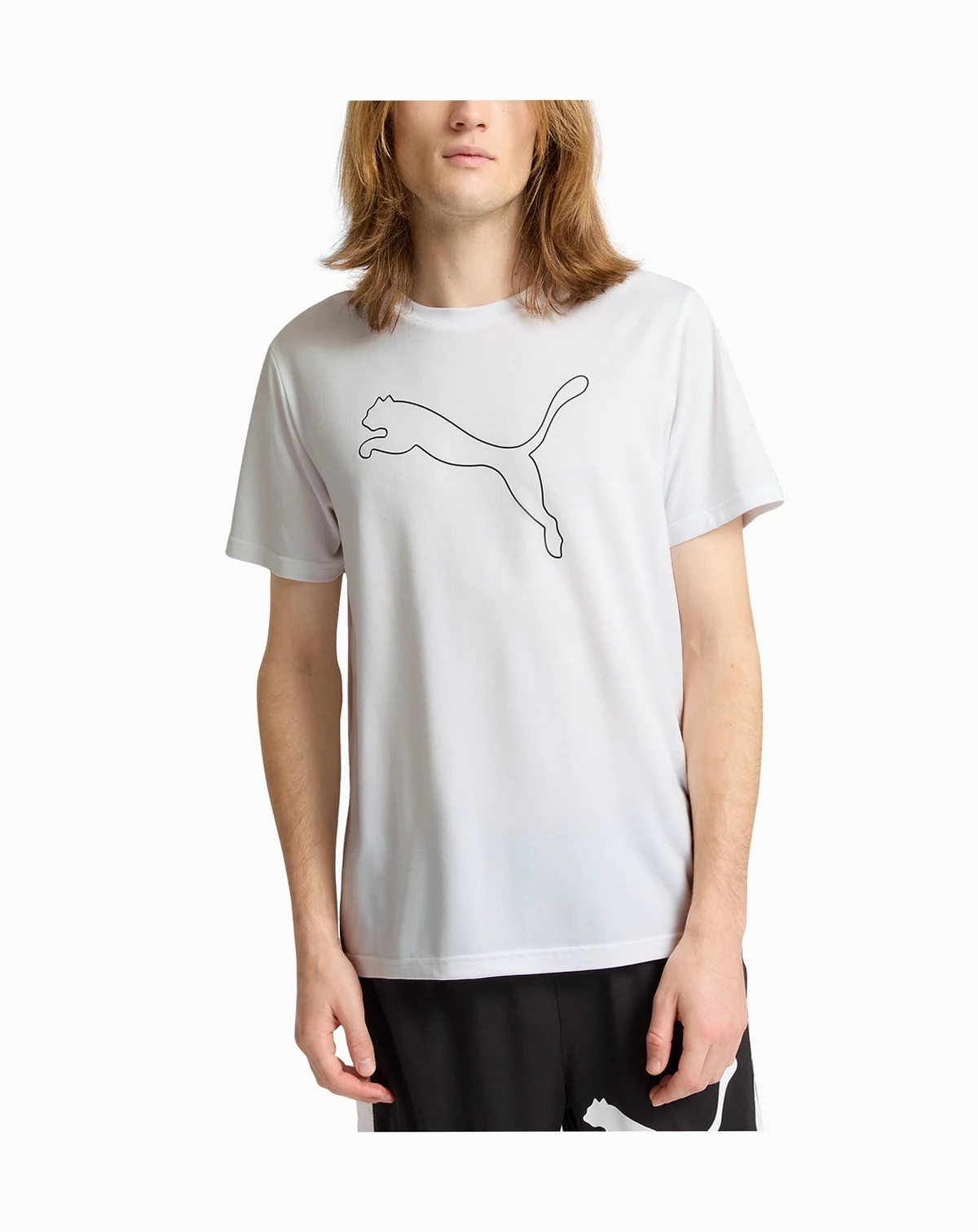 Men's Performance Cat Logo Graphic Training T-Shirt