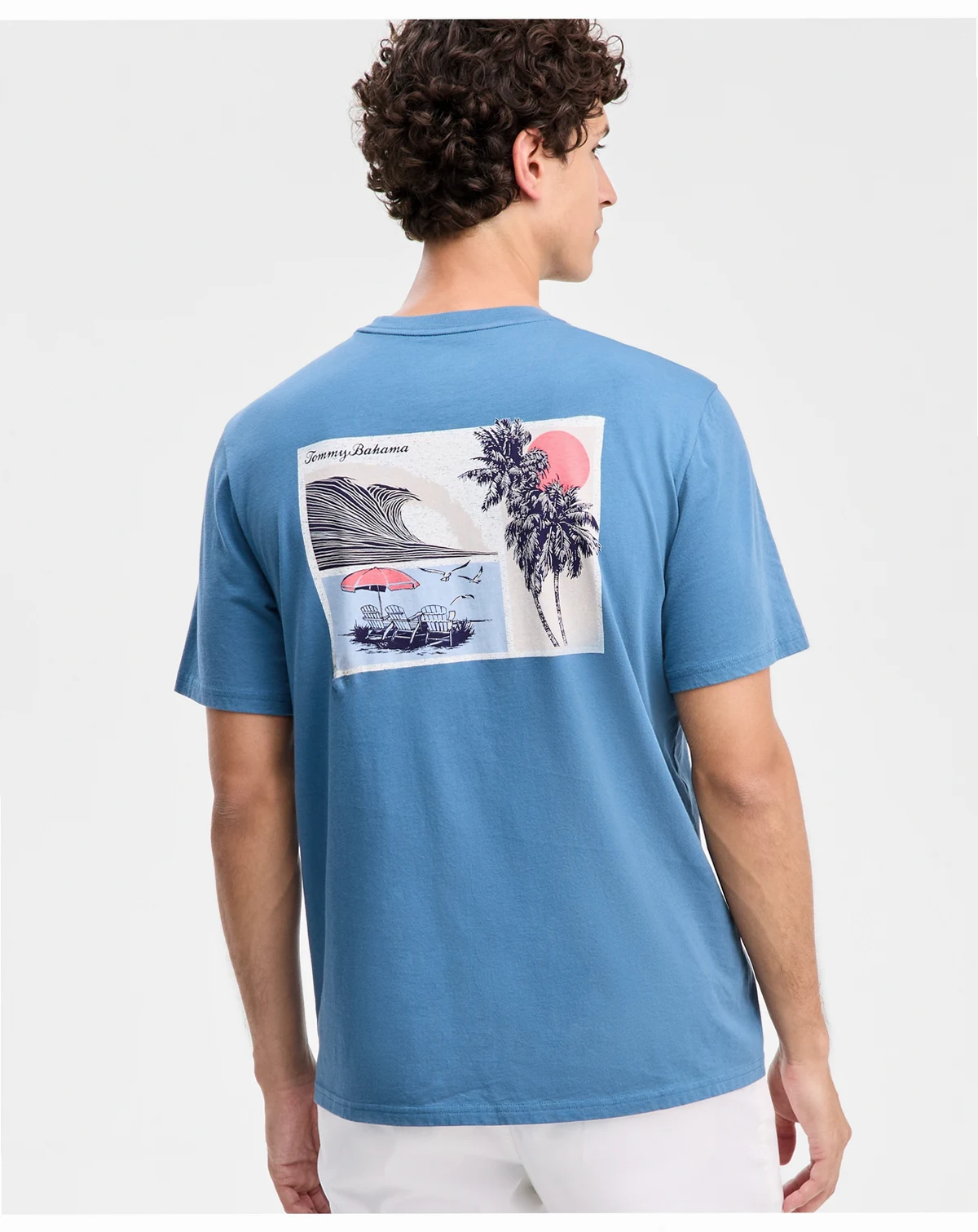 Men's Surfing Sunsets Cotton T-Shirt