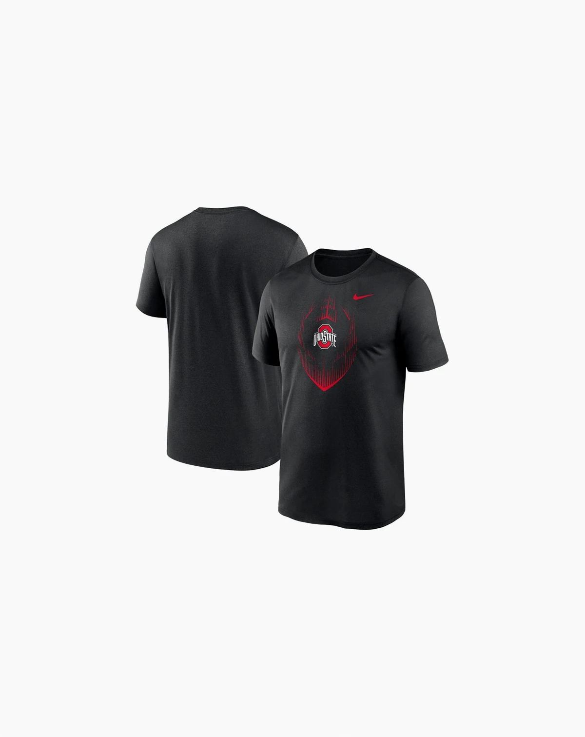 Men's Black Ohio State Buckeyes Primetime Legend Icon Performance T-Shirt