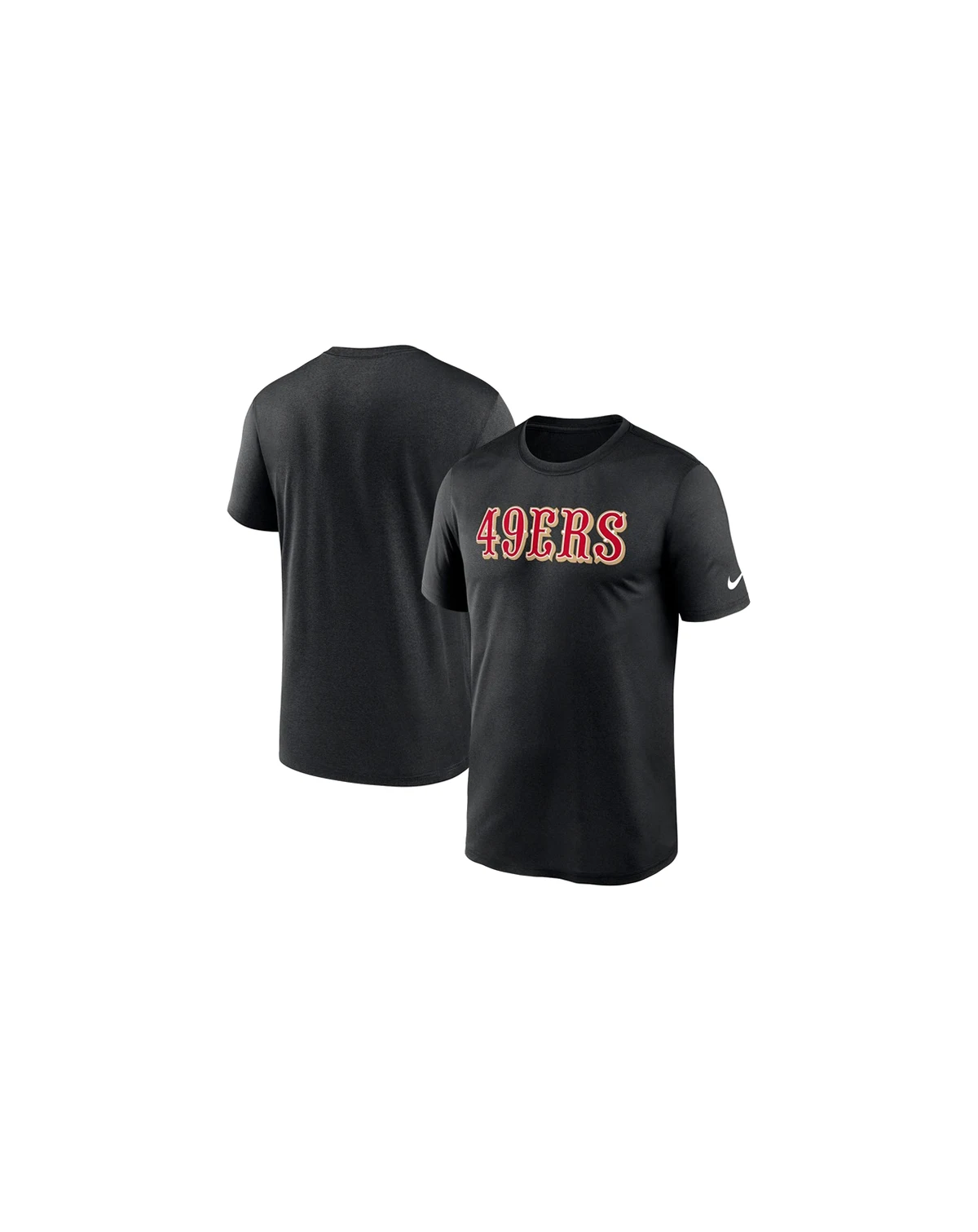 Men's Black San Francisco 49ers Primetime Legend Wordmark Performance T-Shirt