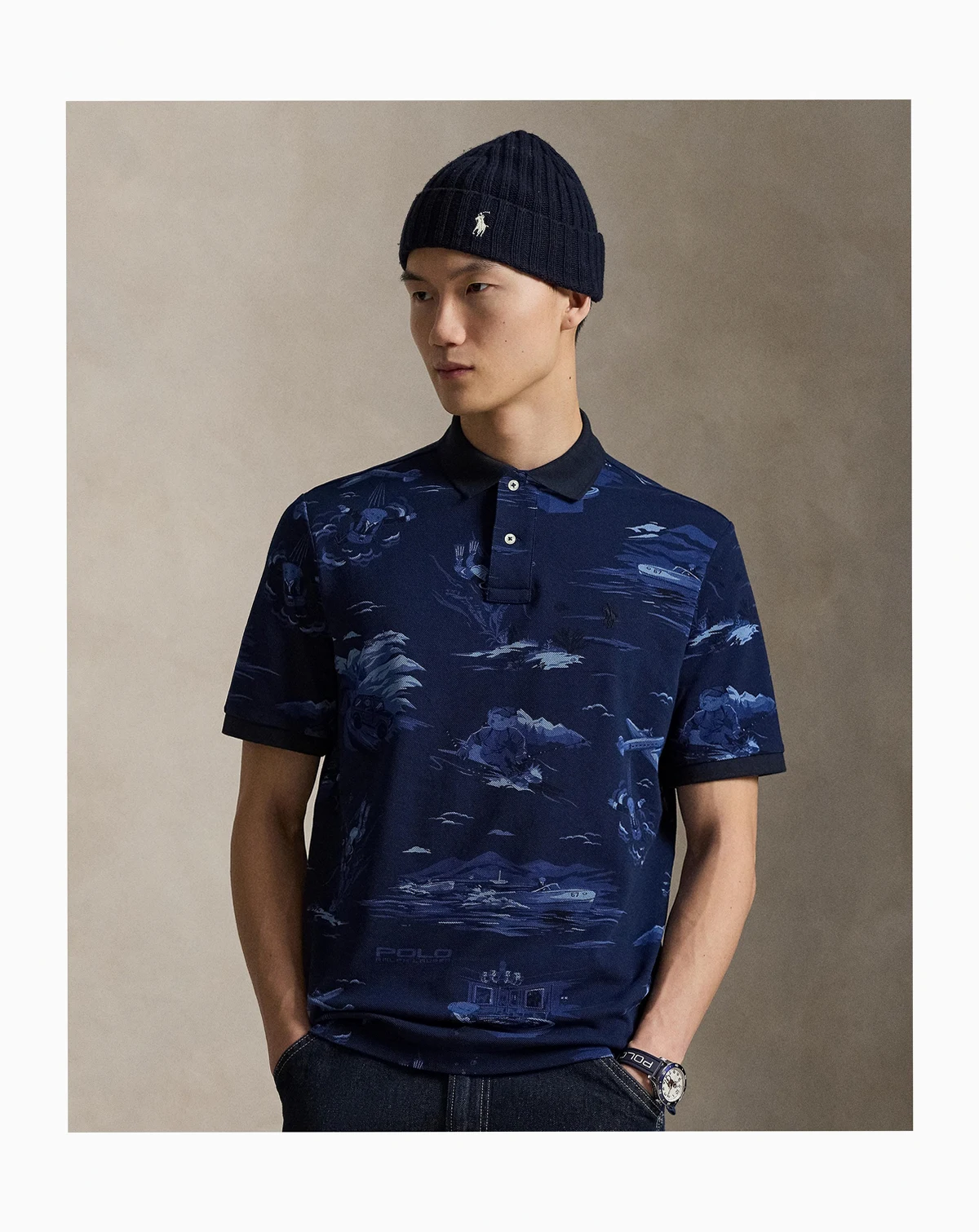 Men's Short-Sleeve Animated Mesh Shirt