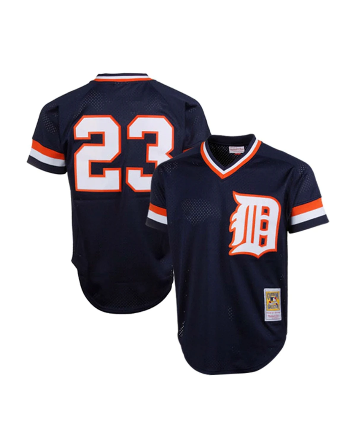 Men' s Kirk Gibson Navy Detroit Tigers 1984 Authentic Cooperstown Collection Mesh Batting Practice Jersey