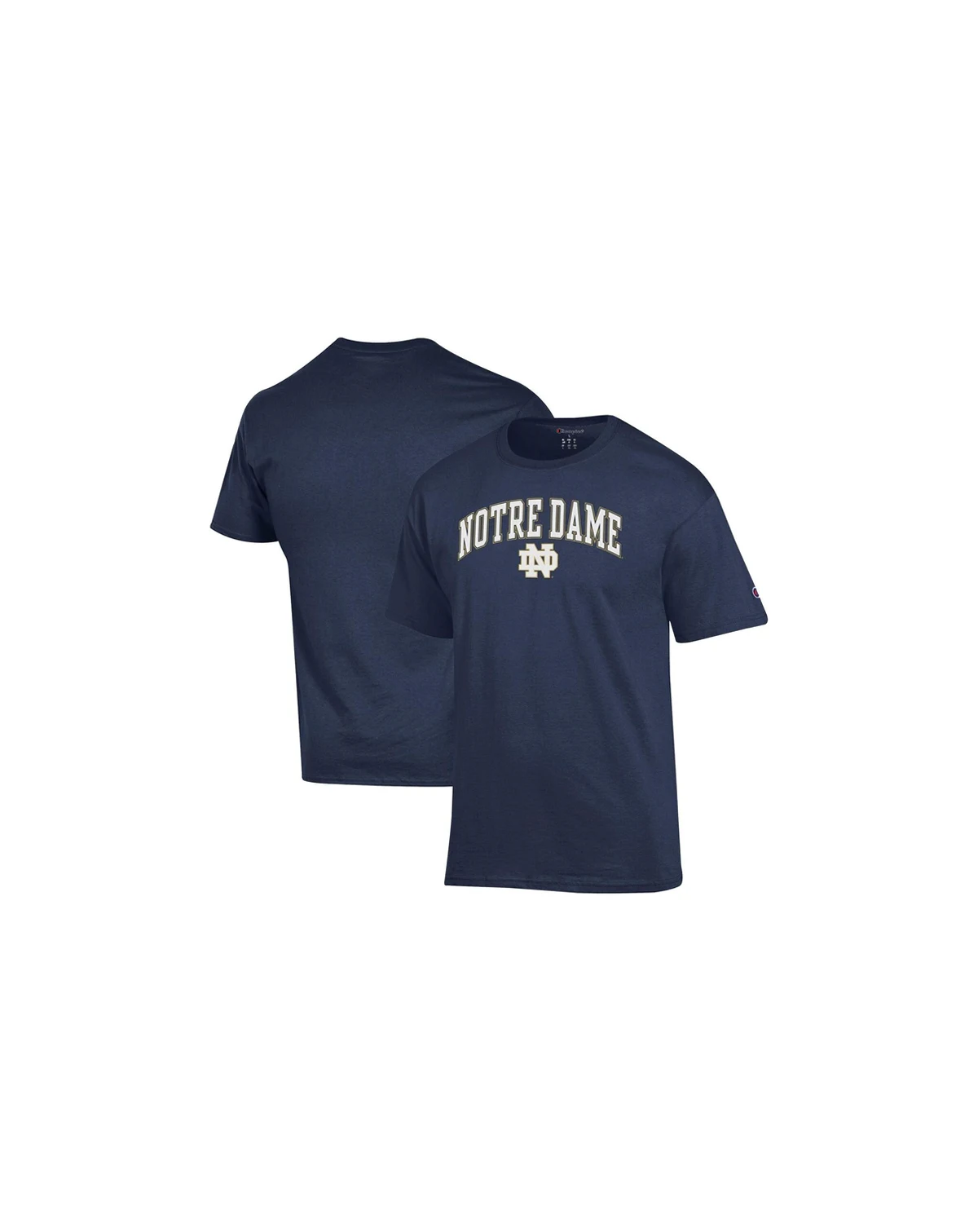 Men's Navy Notre Dame Fighting Irish Arch Over Logo T-Shirt