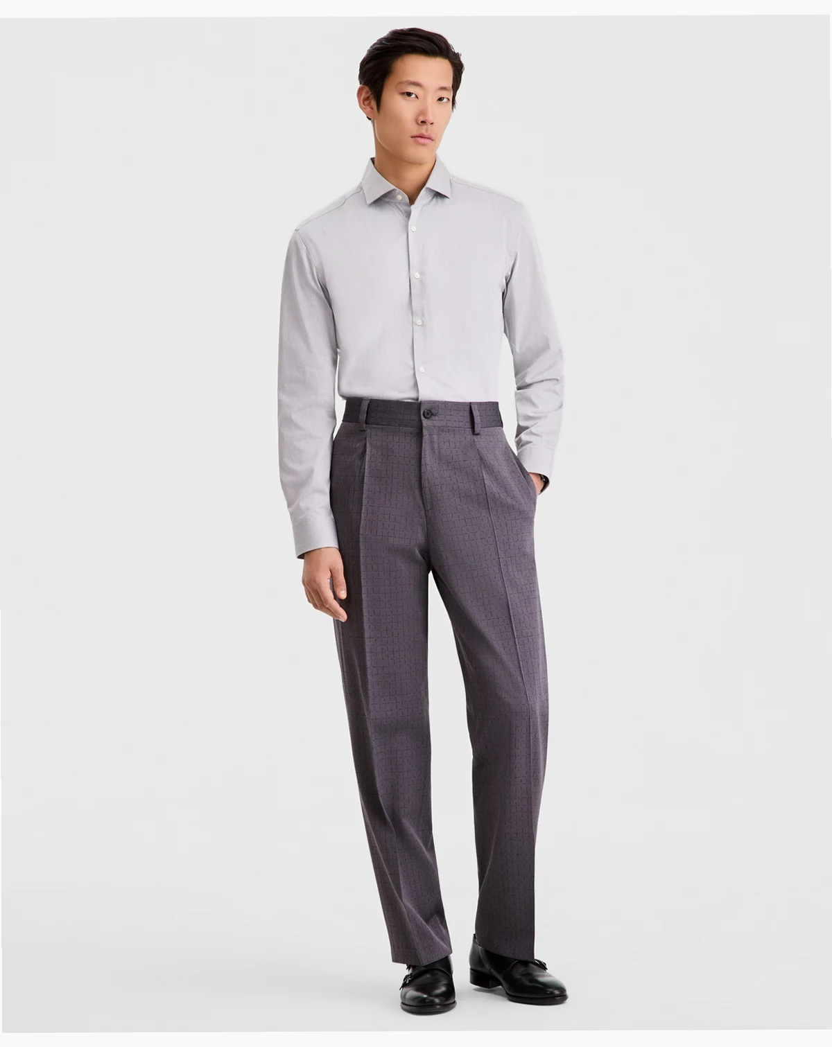 Men's Modern-Fit Wool-Blend Suit Separates Pants
