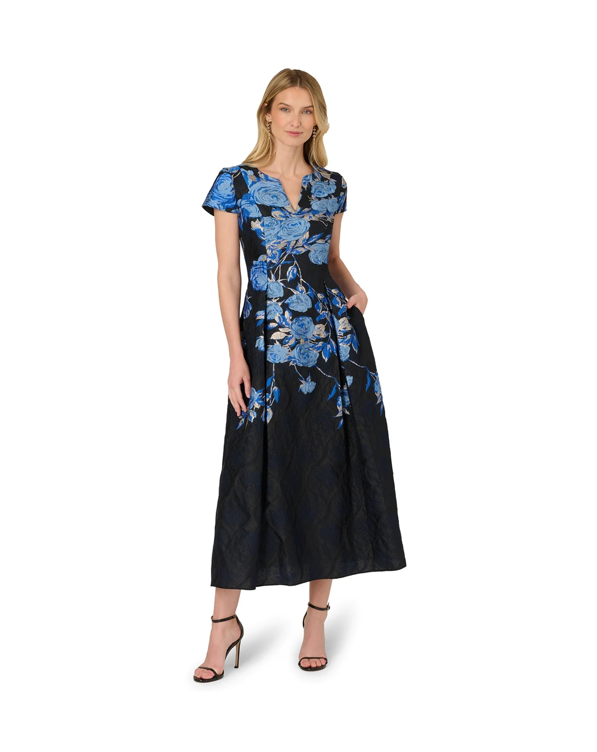 Women's Jacquard Ball Gown