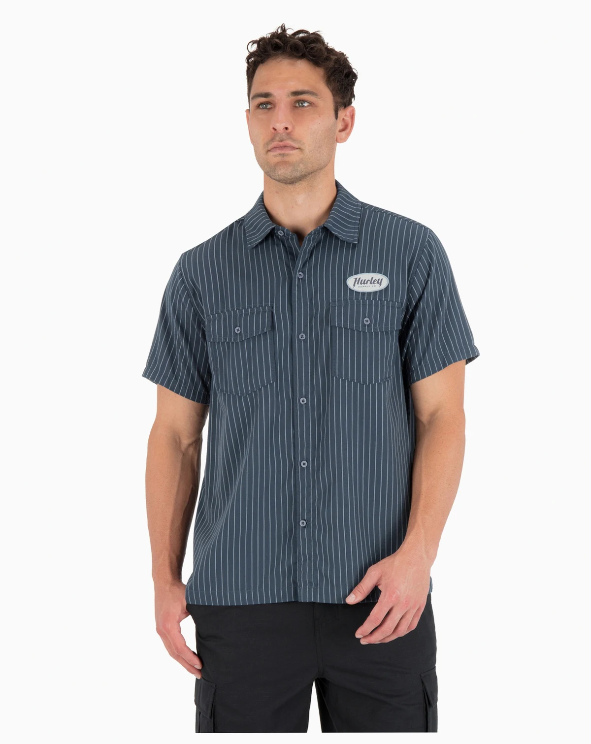 Men's Diesel Short-Sleeve Button Down Shirt