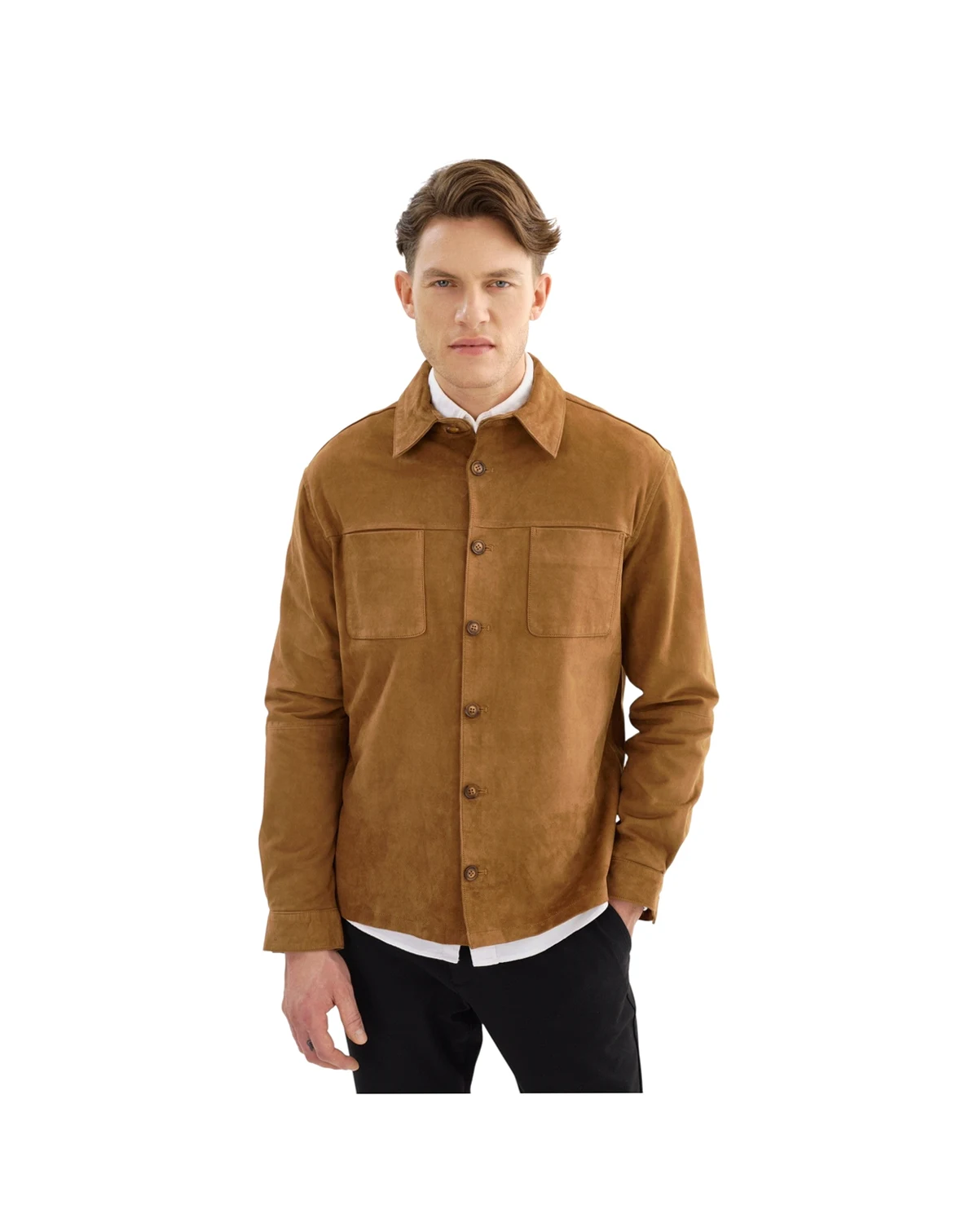 Men's BROCK Suede Shirt