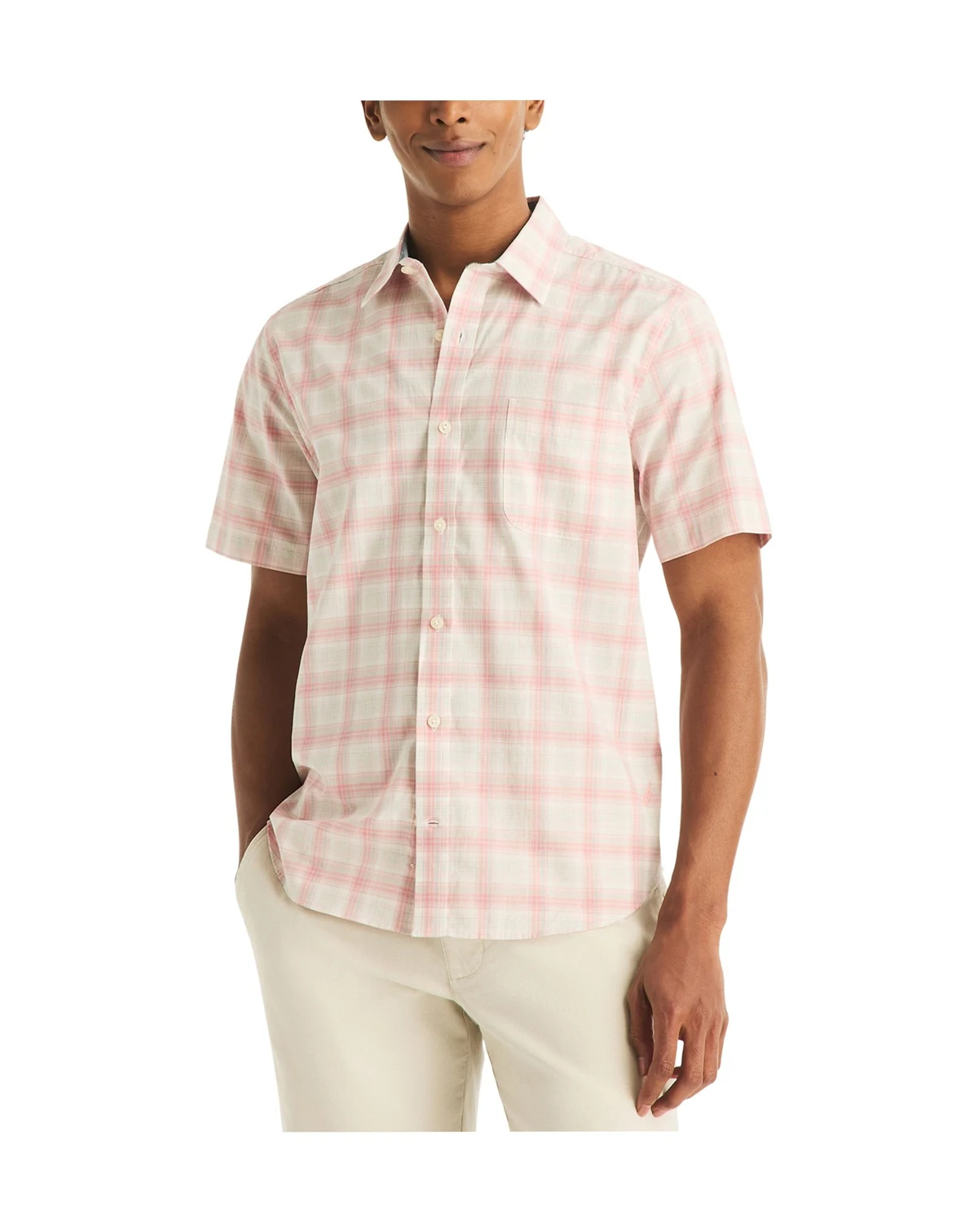 Men's Short-Sleeve Collared Shirt
