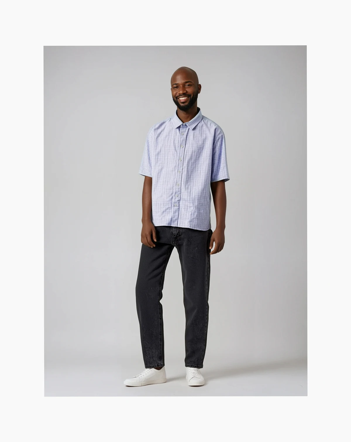Big & Tall stanton shirt short sleeve button down