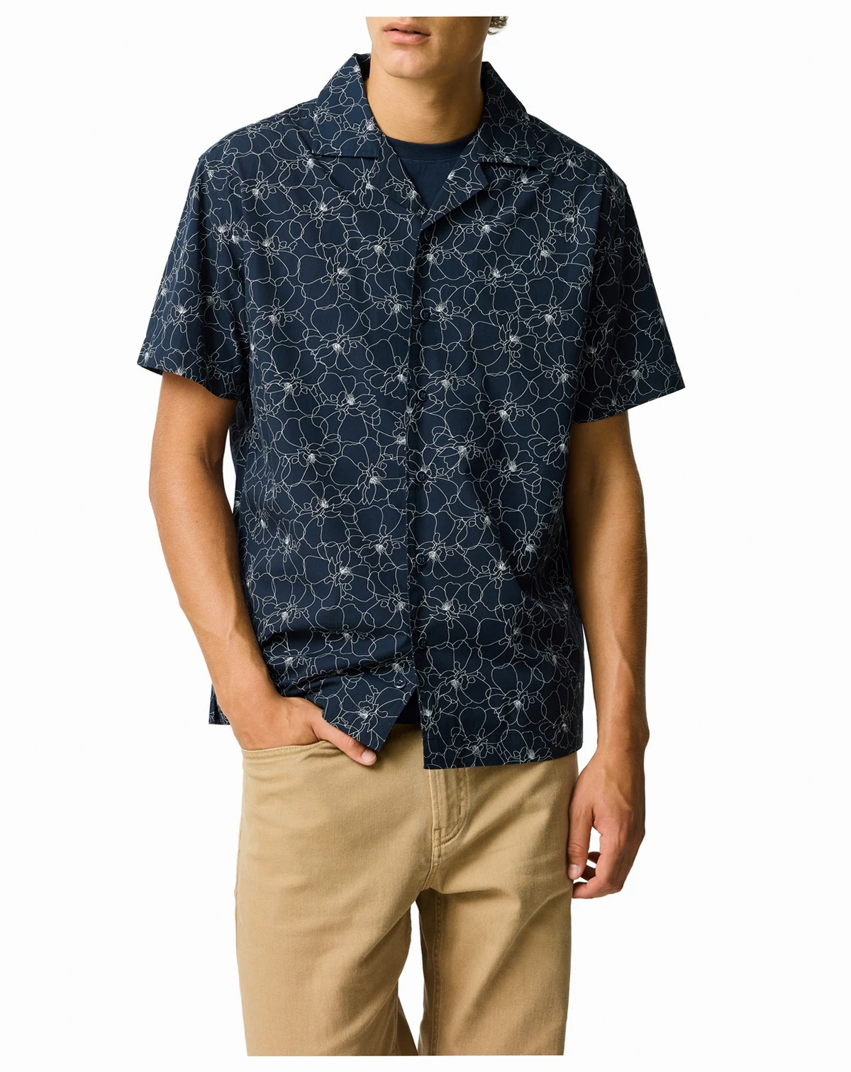 Men's Regular Fit Crater Valley Cotton Shirt