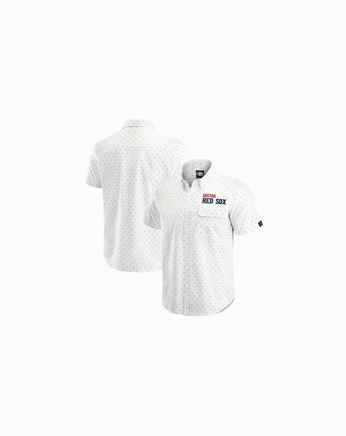 Darius Rucker Collection by Men's Cream Boston Red Sox Printed Button-Down Shirt