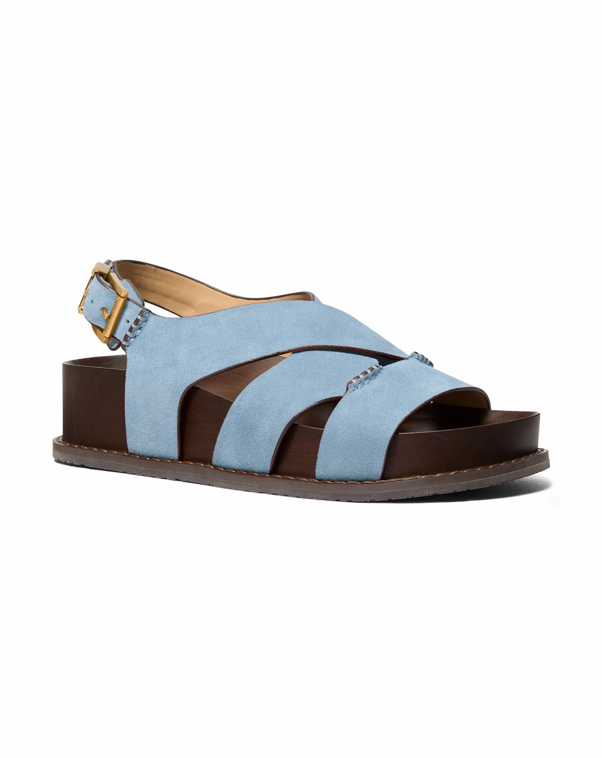 Women's Raven Buckle Flat Footbed Sandals