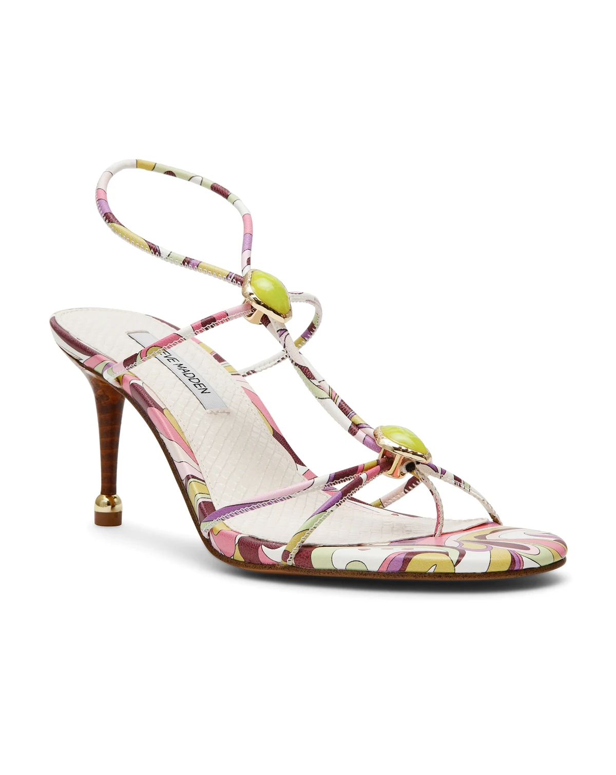 Women's Ramos Strappy Embellished Stiletto Heel Dress Sandals