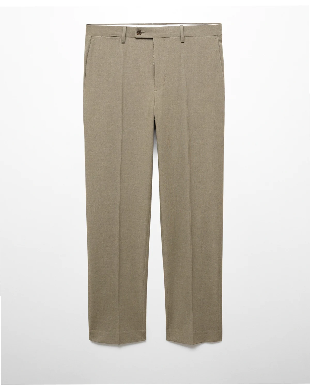 Men's Stretch Fabric Slim-Fit Suit Pants