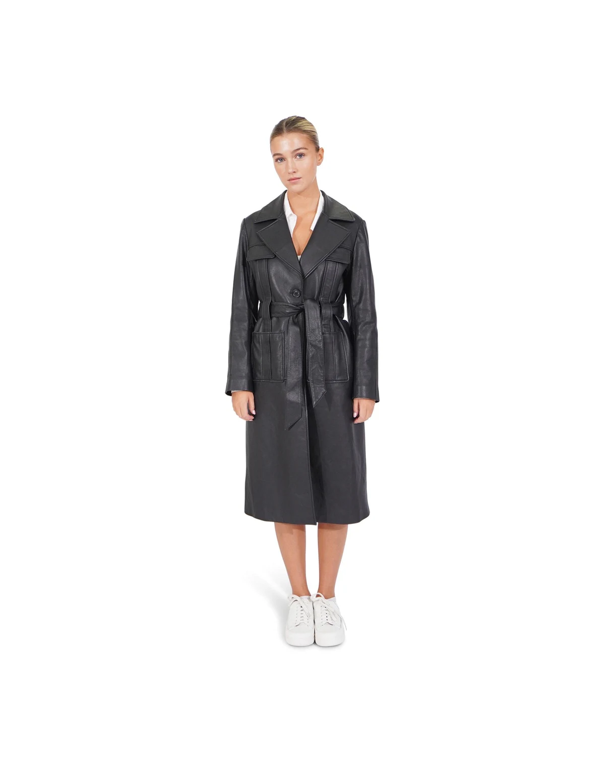 Women's Unstoppable Leather Trench