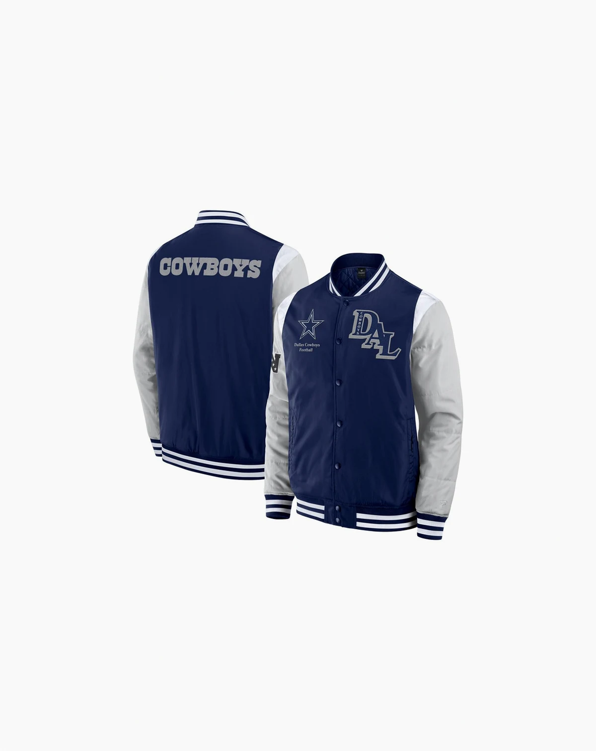 Men's and Women's Navy Dallas Cowboys Elements Elite Full-Snap Jacket