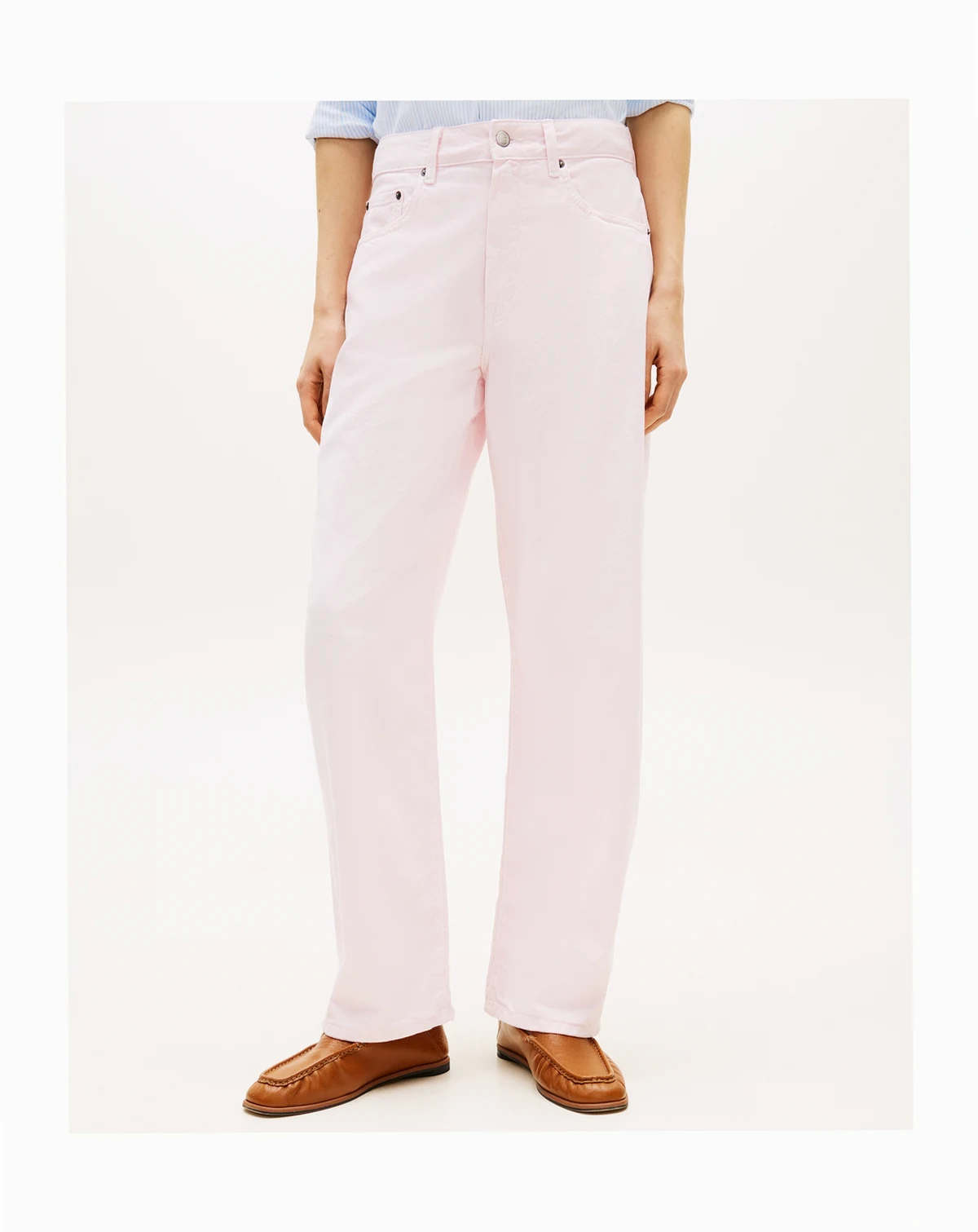 Women's Ankle Waide Leg Jeans