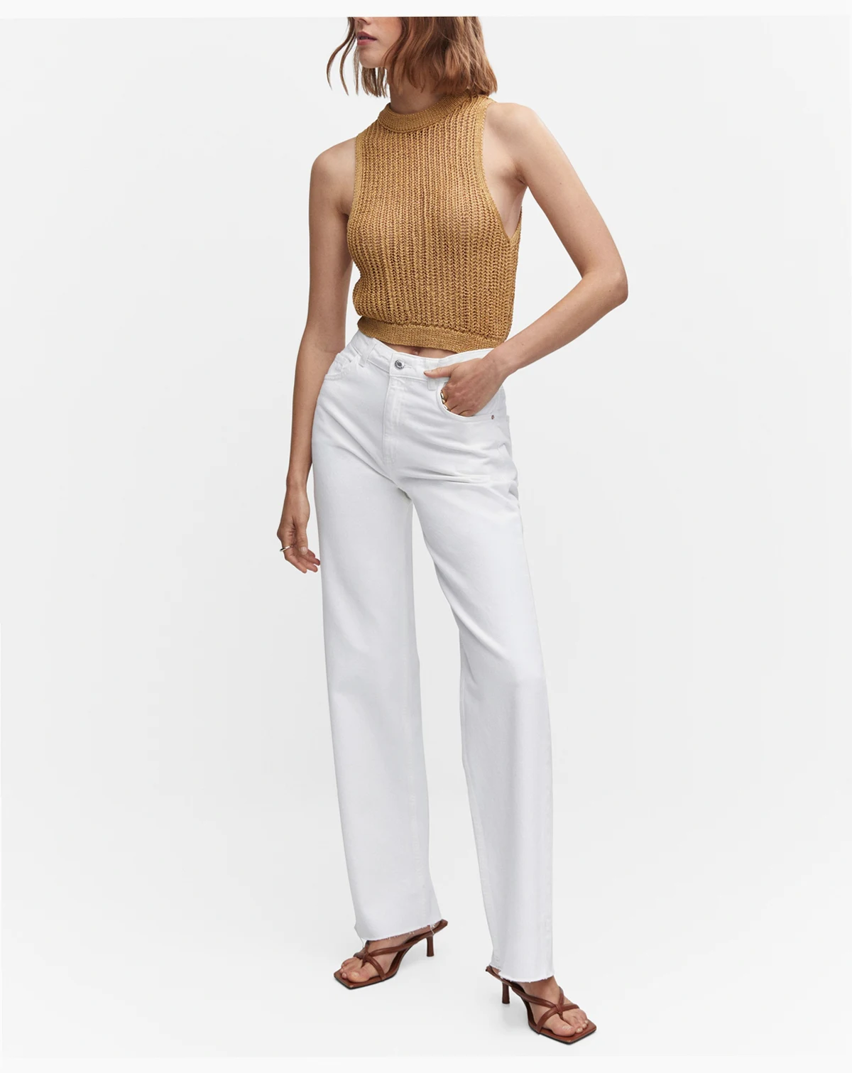 Women's Wideleg Mid-Rise Jeans