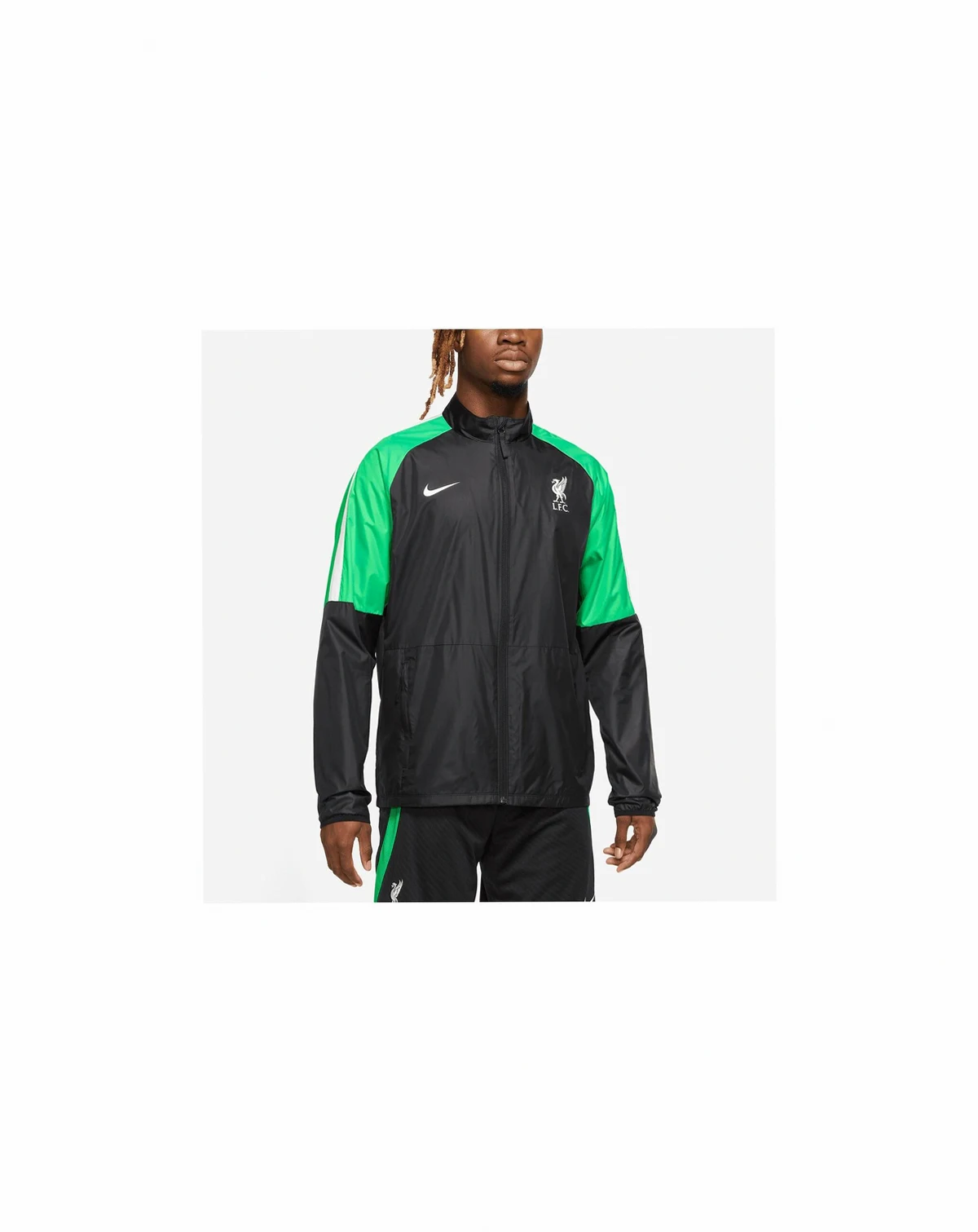 Men's Black Liverpool Academy AWF Raglan Full-Zip Jacket