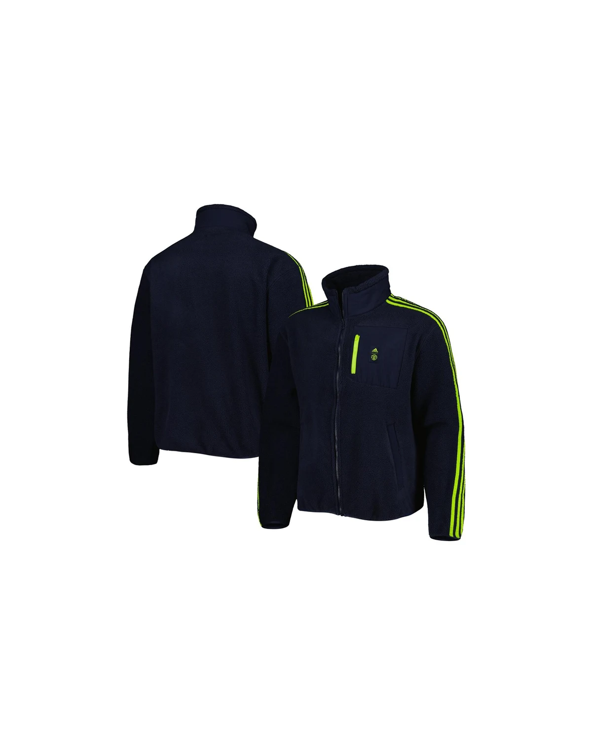 Men's Navy Manchester United Lifestyler Fleece Full-Zip Jacket