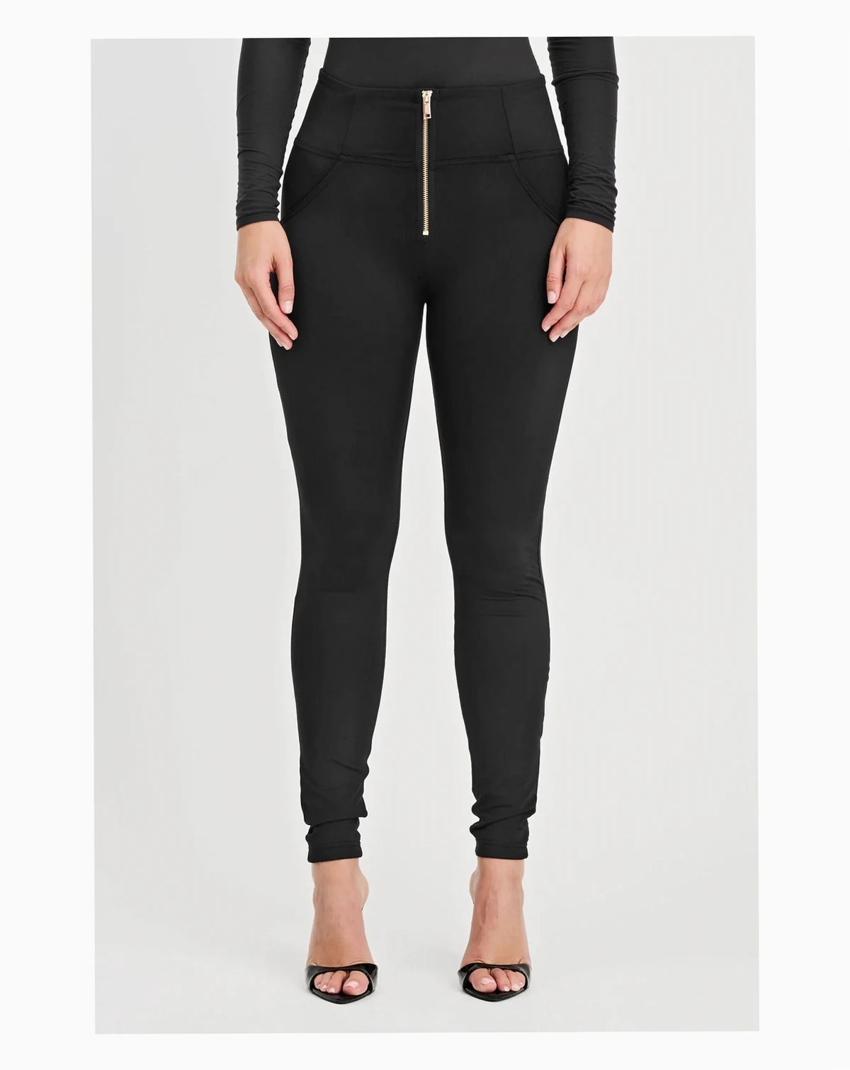 Women's Fleece Lined High-Rise Sculpting Skinny Pants