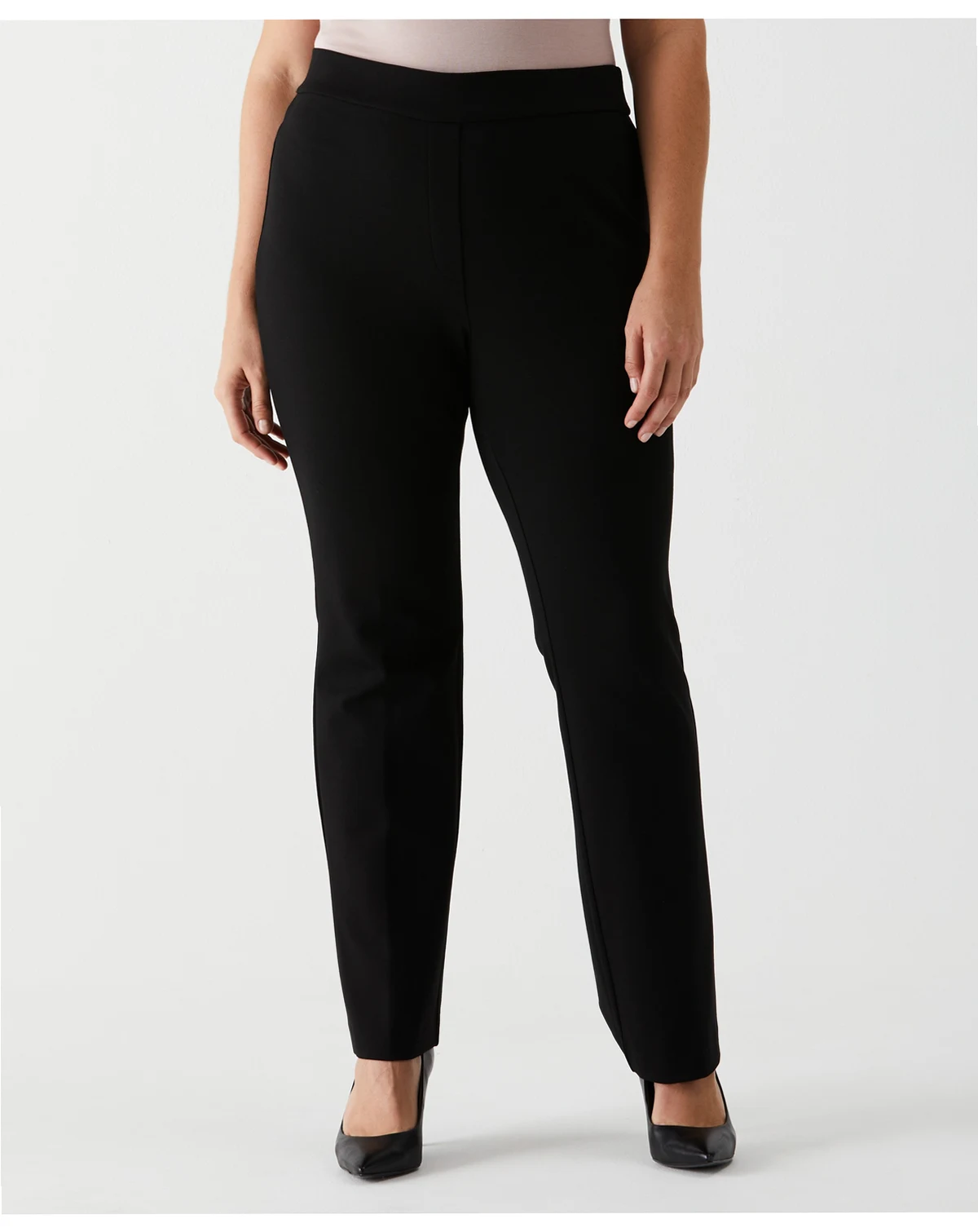 Plus Size Boot Cut Pull-on Pants