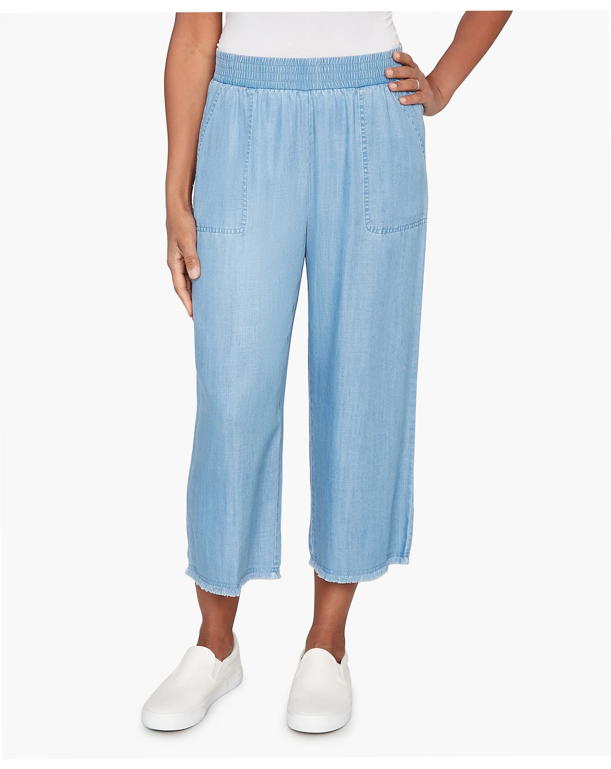 Women's  Beachcomber Wide-Leg Patch Pocket Ankle Pant
