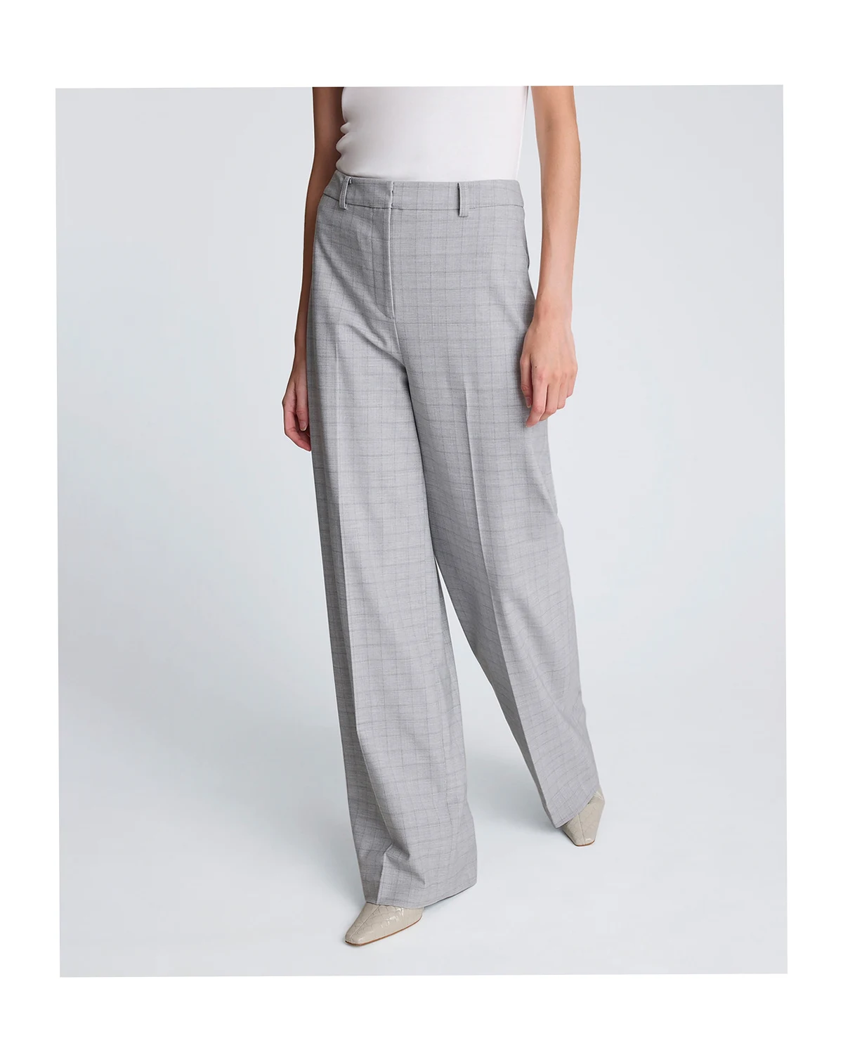 Women's Fly Front High-Rise Boyfriend Pants