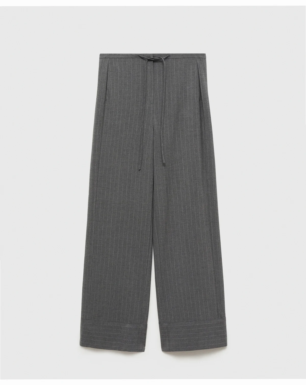 Women's Chalk-Stripe Straight Trousers