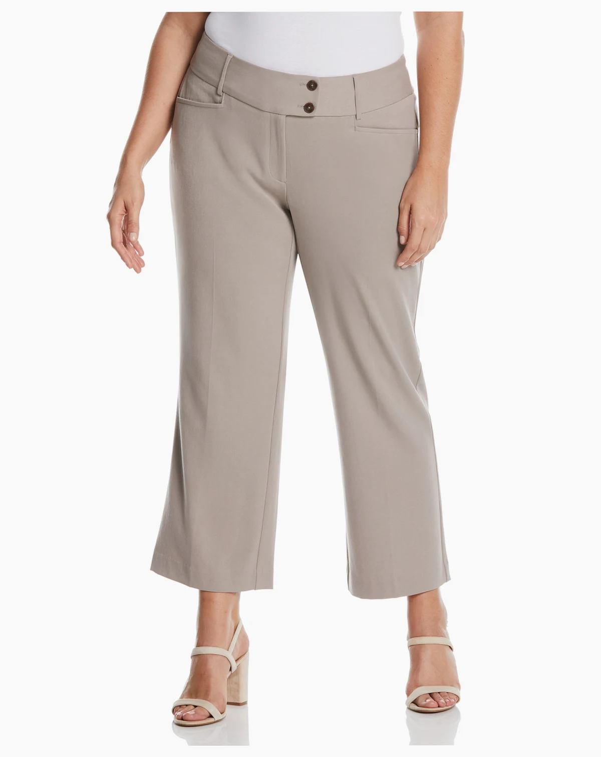 Plus Size Curvy Fit Short Length Bootcut Pant