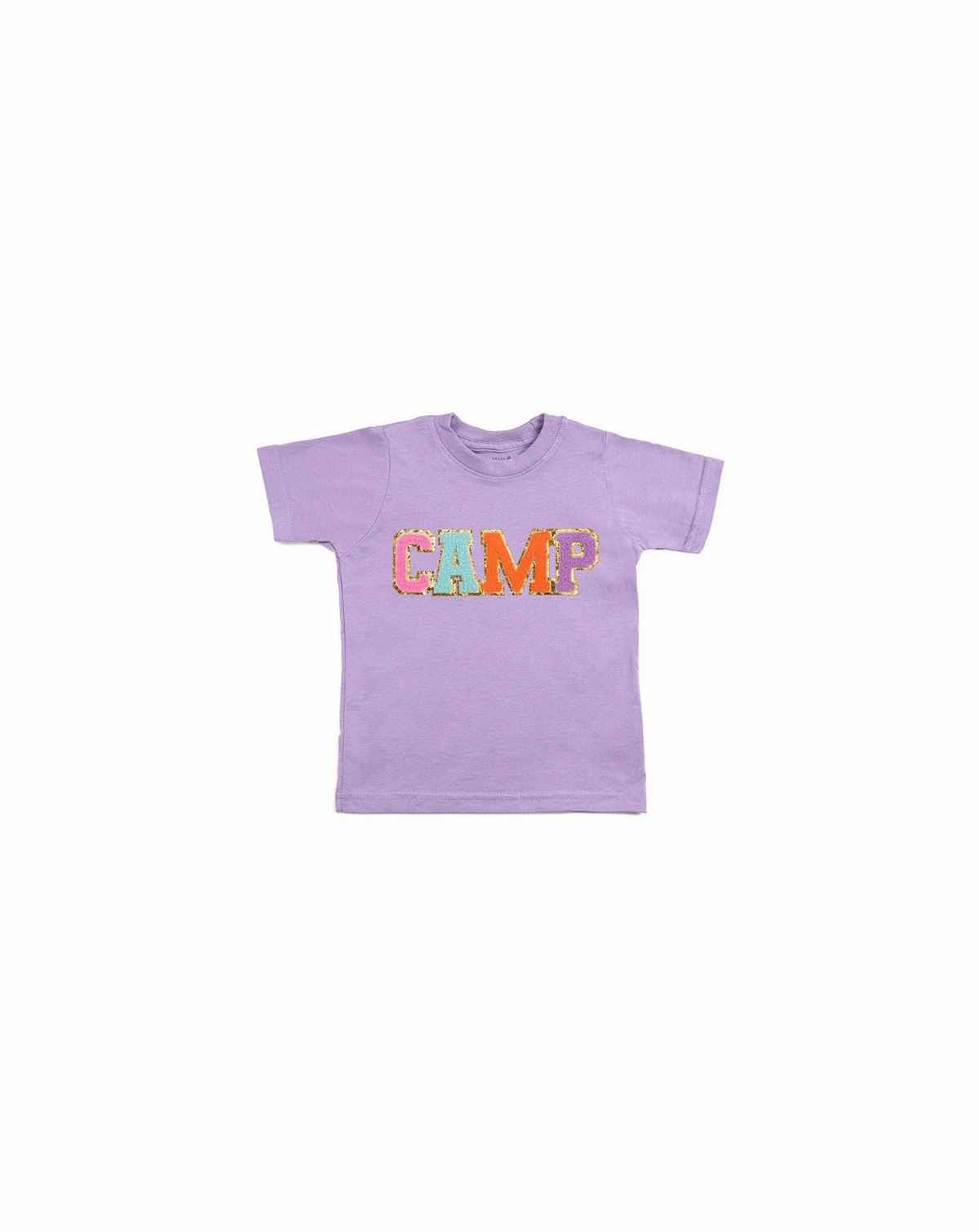 Toddler Girls Camp Patch Short Sleeve T-Shirt