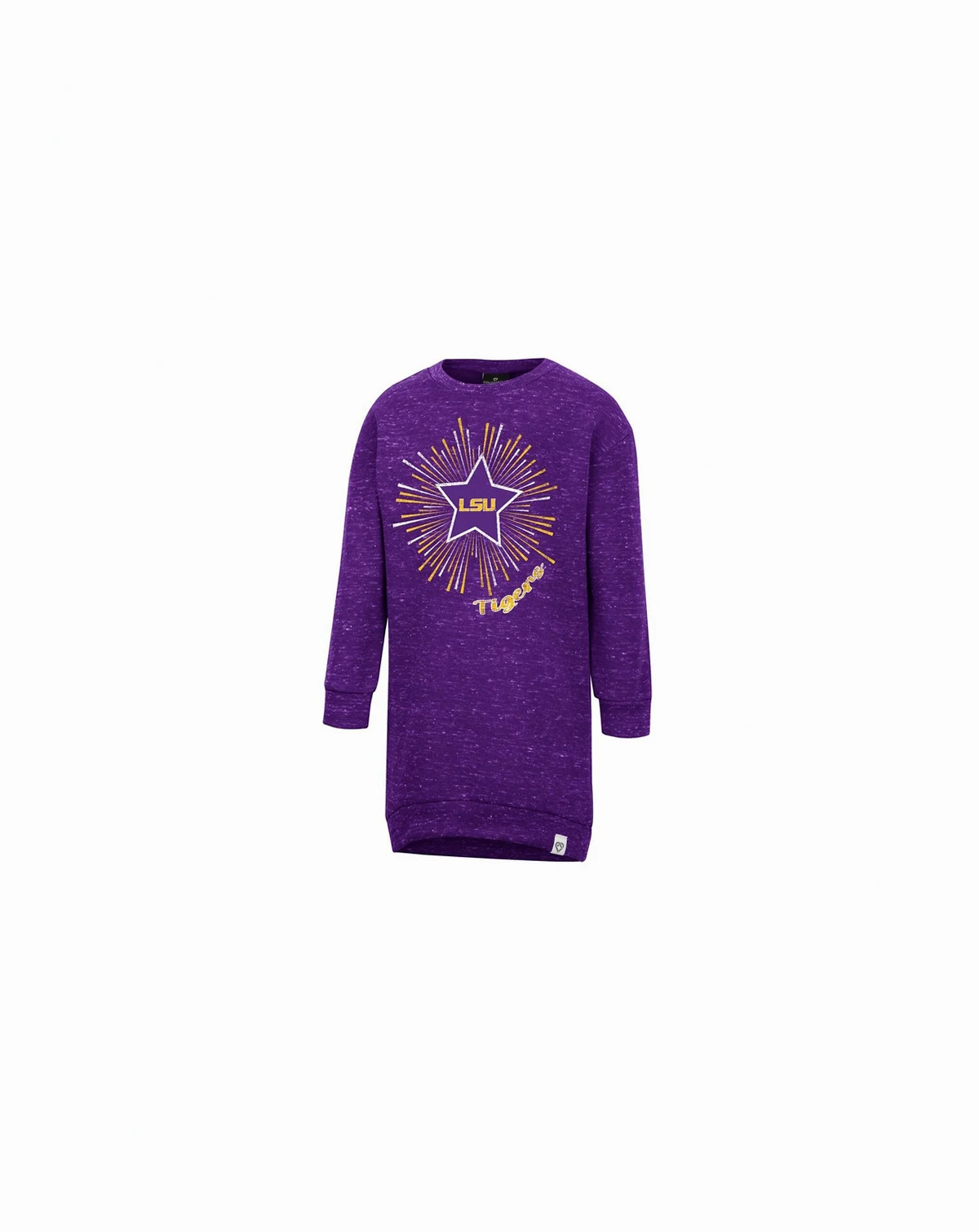 Toddler Girls Purple LSU Tigers Cindy Lou Sweatshirt Dress