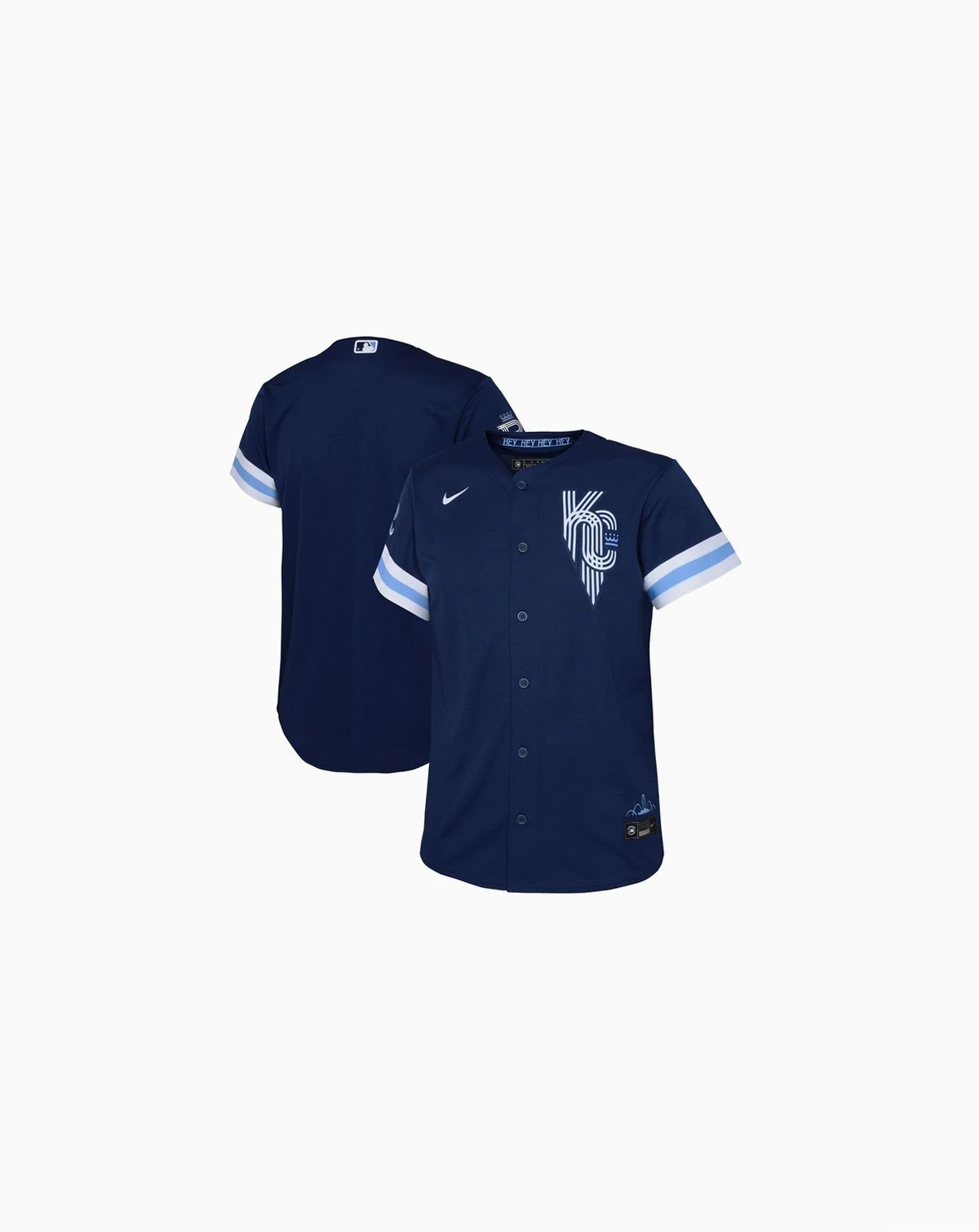 Toddler Boys and Girls Navy Kansas City Royals City Connect Replica Jersey